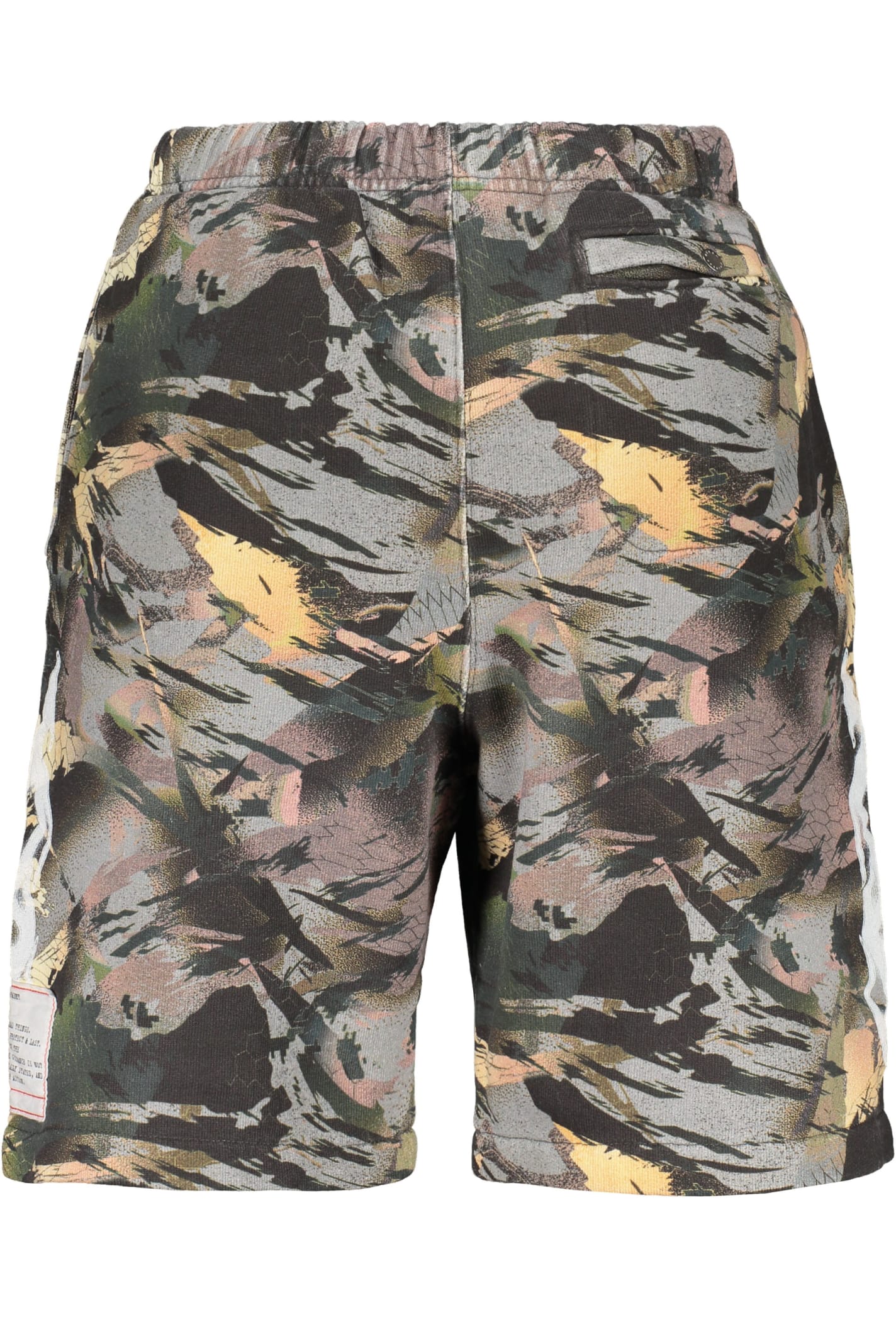 Shop Heron Preston Fleece Shorts In Multicolor