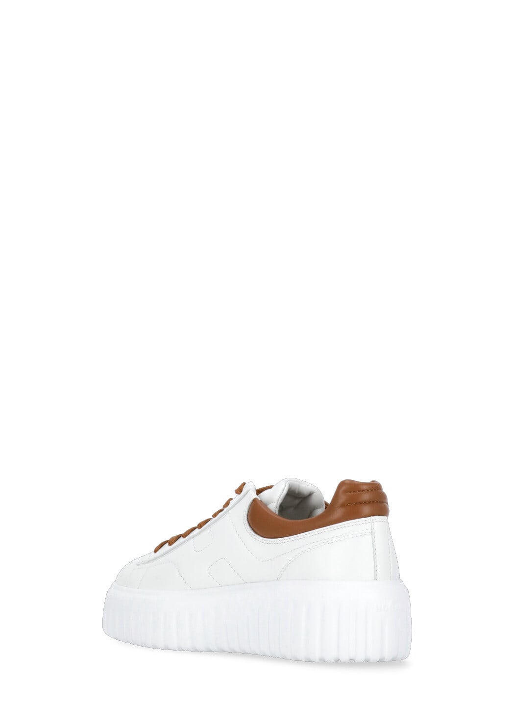 Shop Hogan H-stripes Sneakers In White