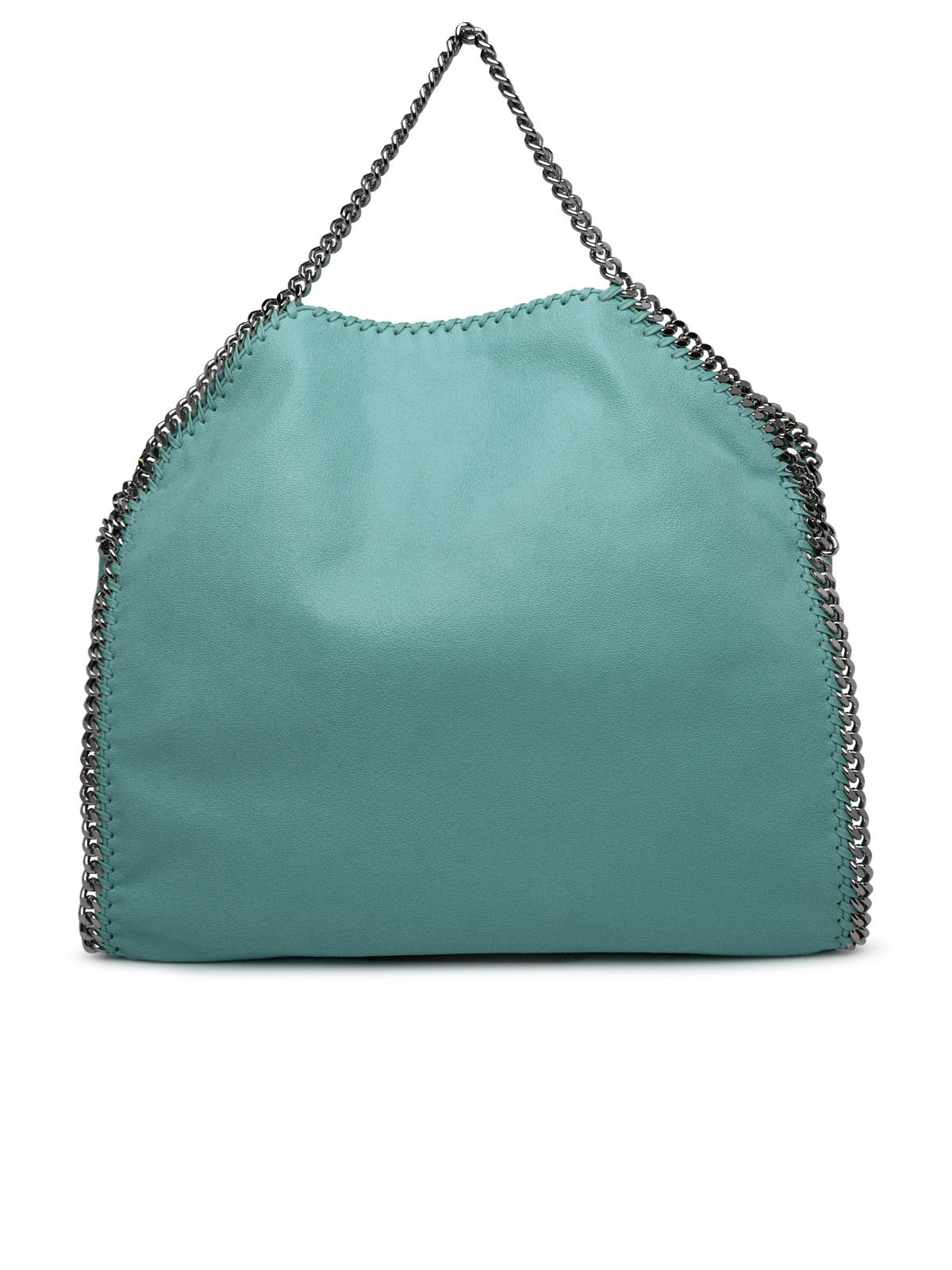 Shop Stella Mccartney Falabella Vegan Fabric Bag In Light Azure