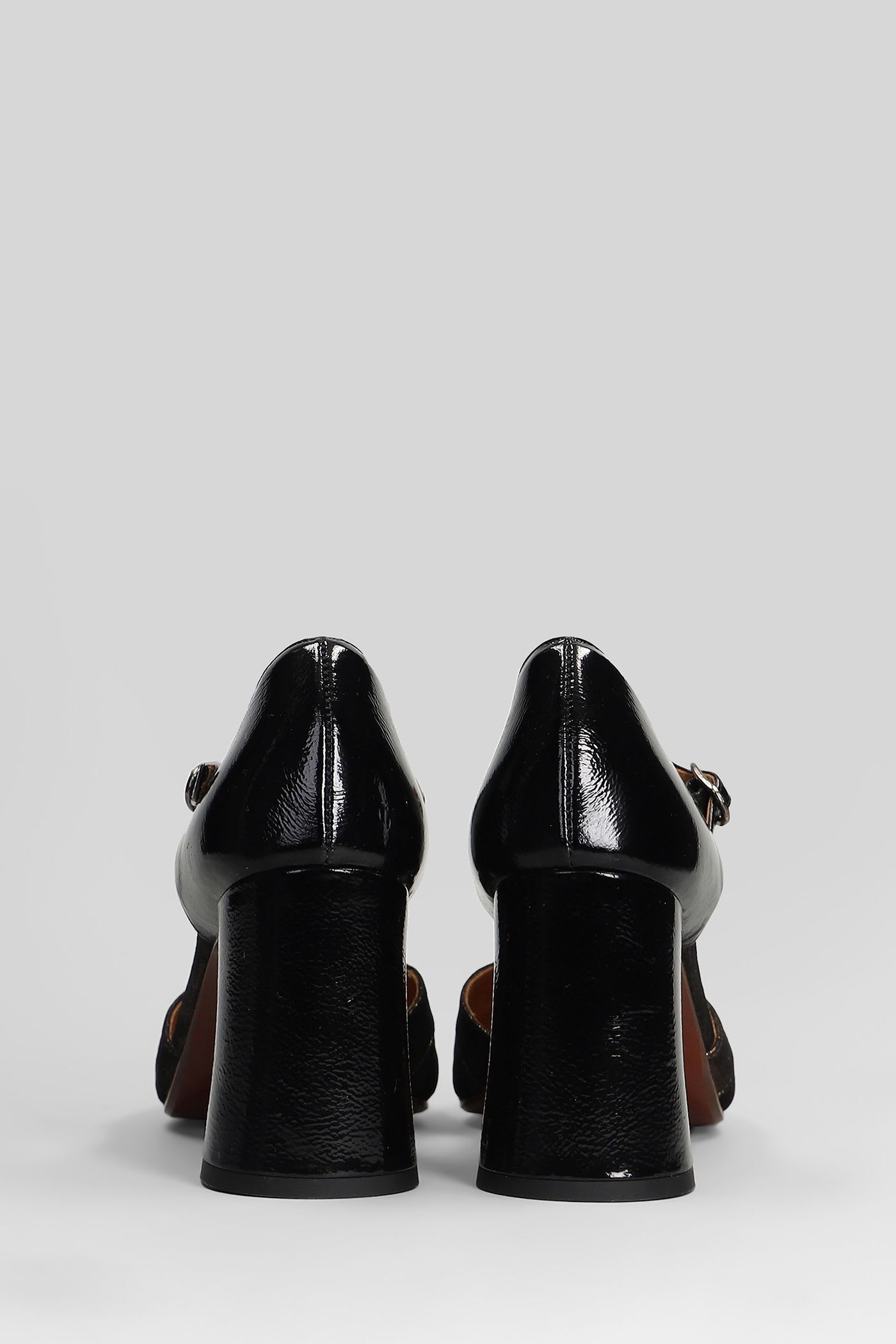 Chie Mihara 80mm Leather Ankle-strap Pumps In Black