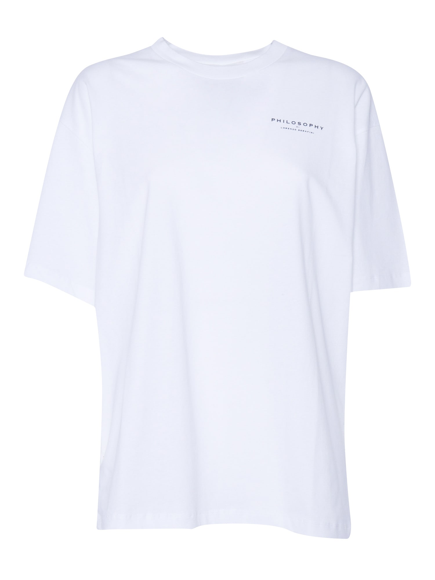 Philosophy Di Lorenzo Serafini White T-shirt With Logo In White