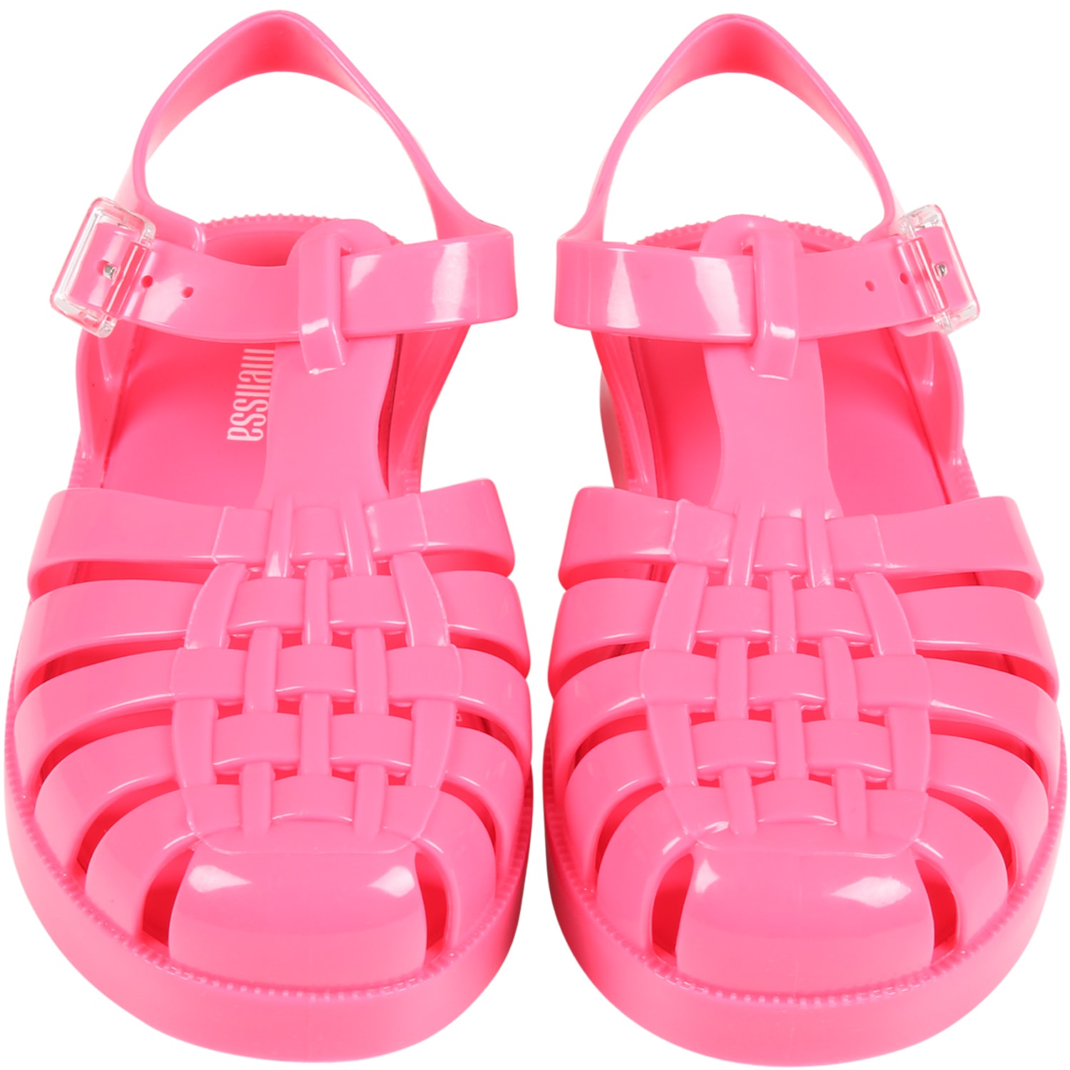 Shop Melissa Neon-fuchsia Sandals For Girl