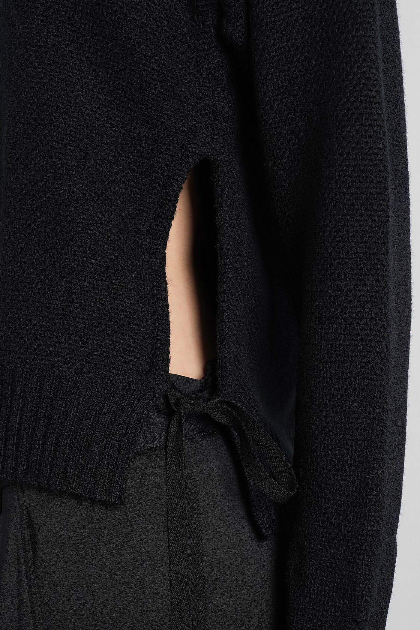 Ann Demeulemeester Gabriela Knitwear In Black Wool In Black