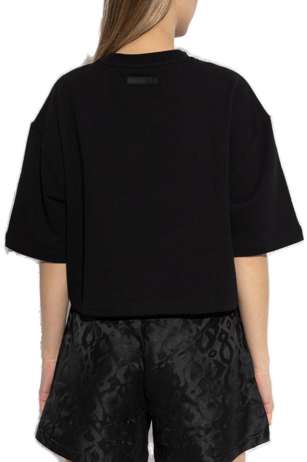 Ea7 Short-sleeved T-shirt In Black
