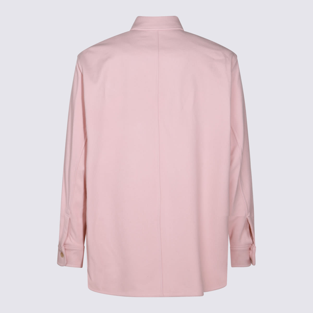 AURALEE PINK WOOL SHIRT 