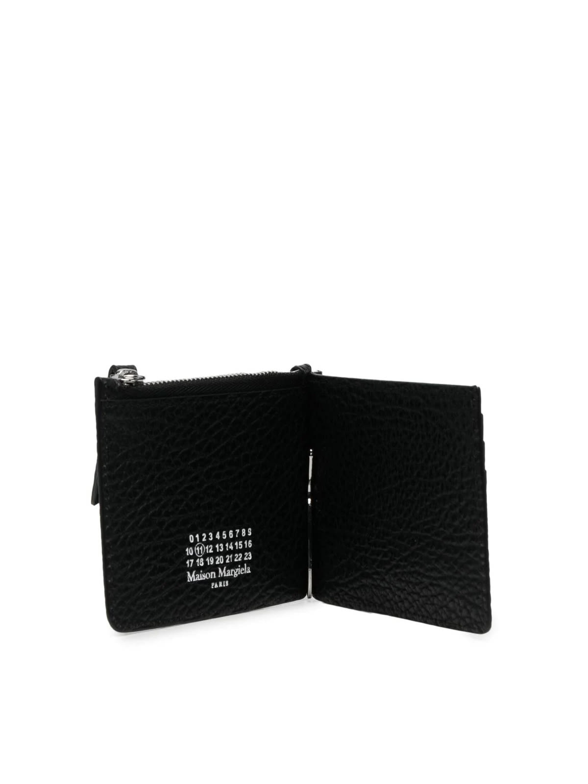 Maison Margiela Wallet Slim 2 Pincer In Black | ModeSens