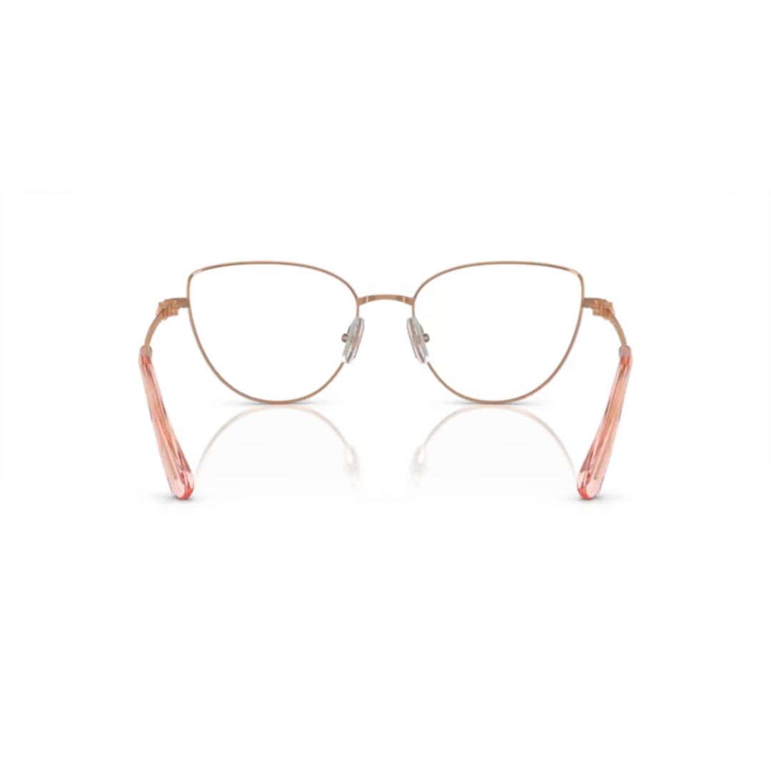 Swarovski 53mm Cat Eye Optical Glasses In Gold