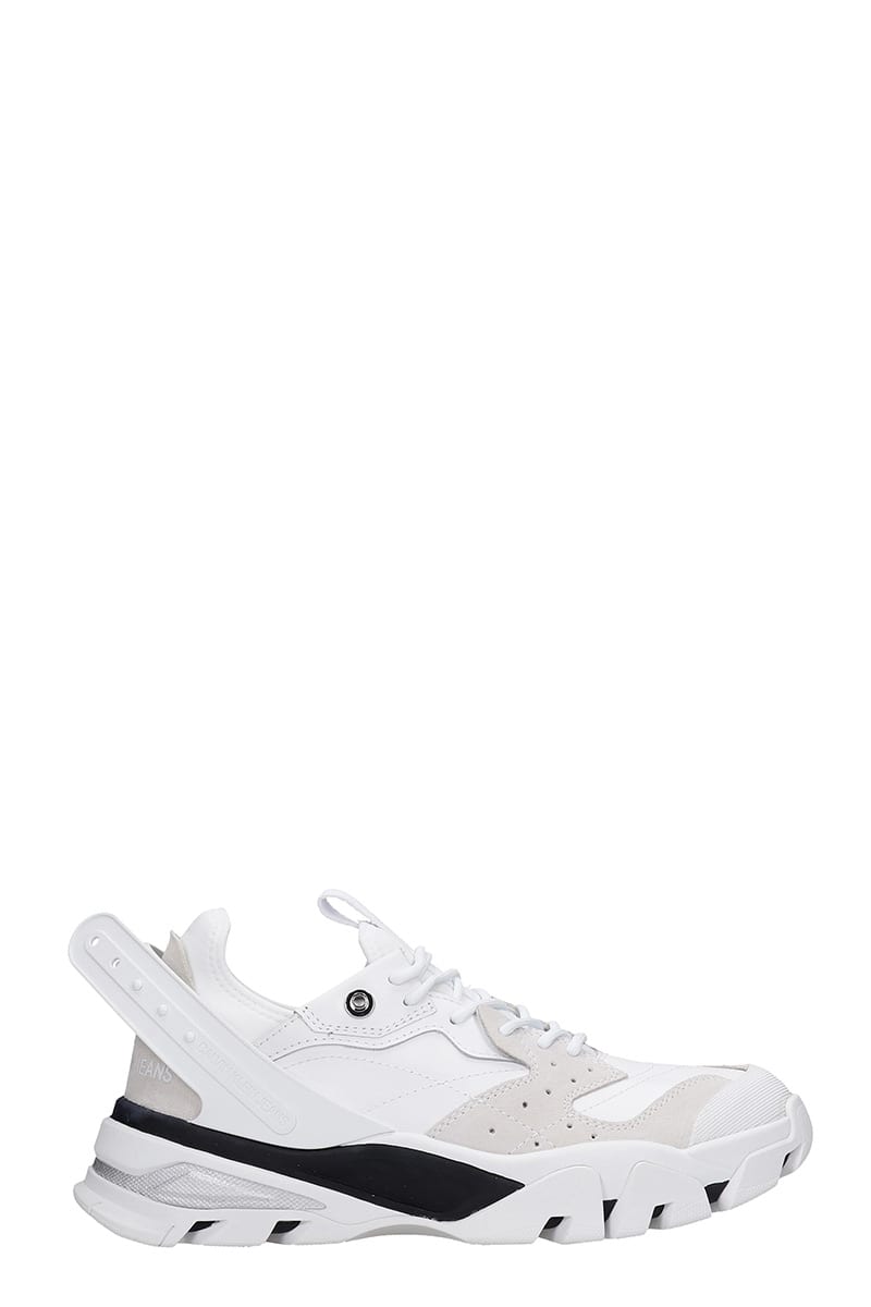 calvin klein white leather sneakers