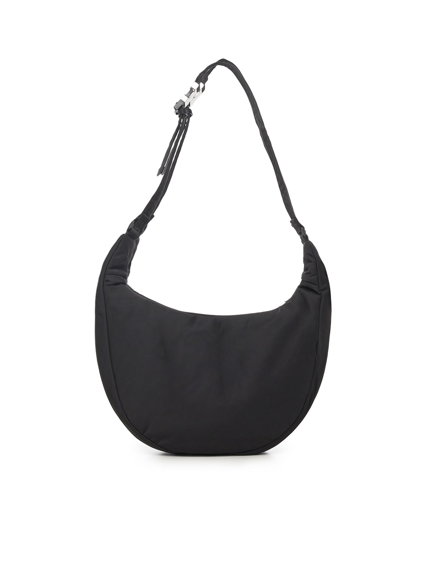 Represent Mens Black Script-hardware Padded Nylon Sling Bag In Black