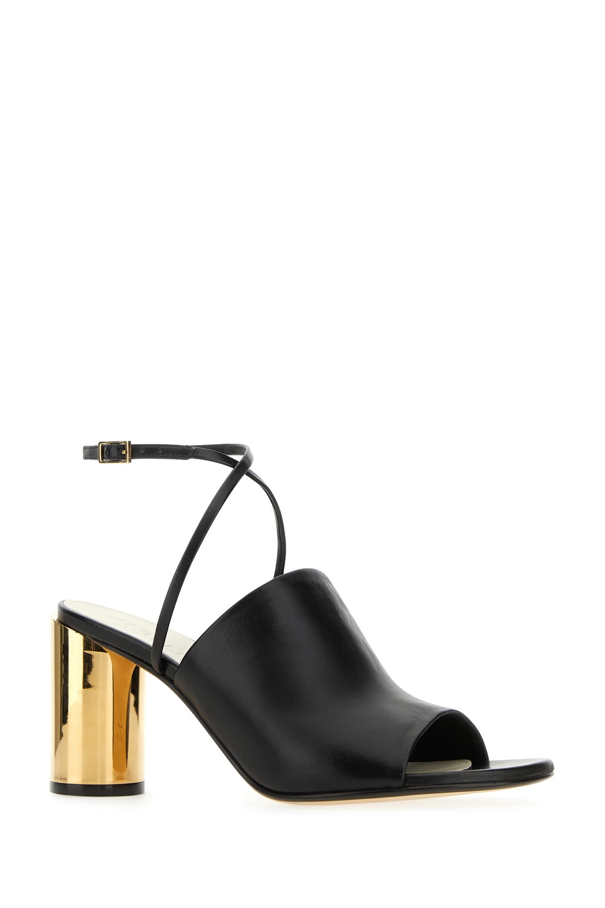 Shop Lanvin Scarpa In Blackgold