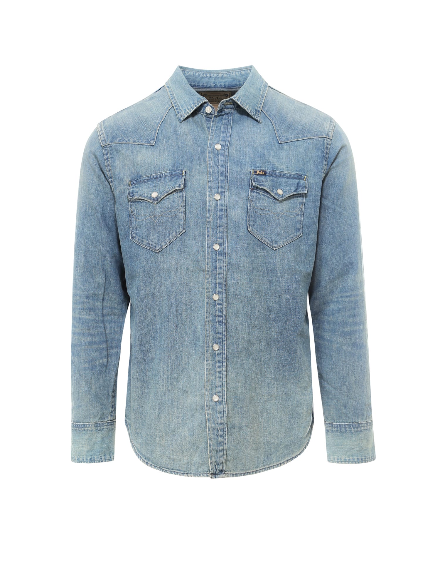 Shop Ralph Lauren Shirt In Blue