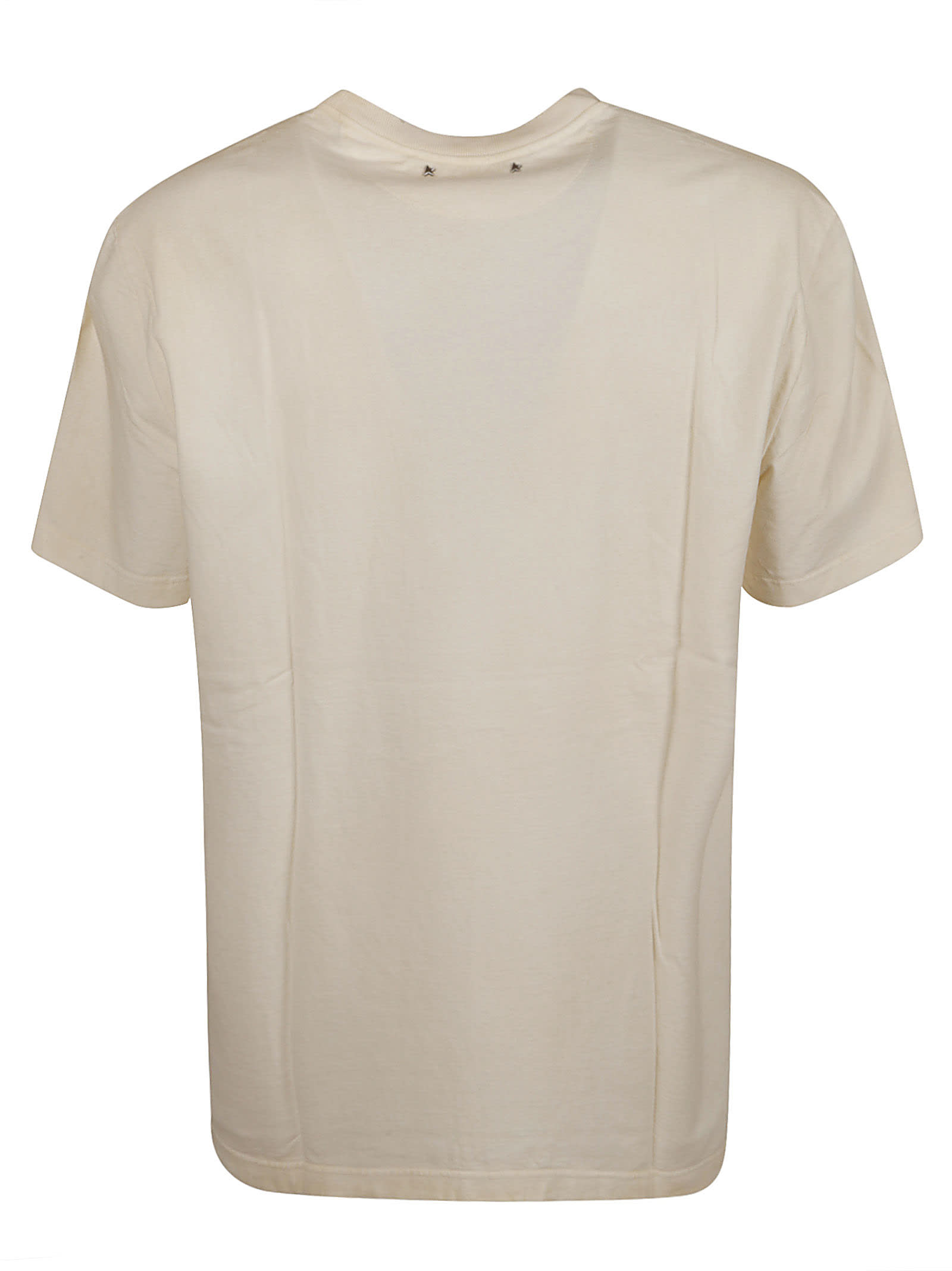 Shop Golden Goose Golden Club T-shirt In Heritage White