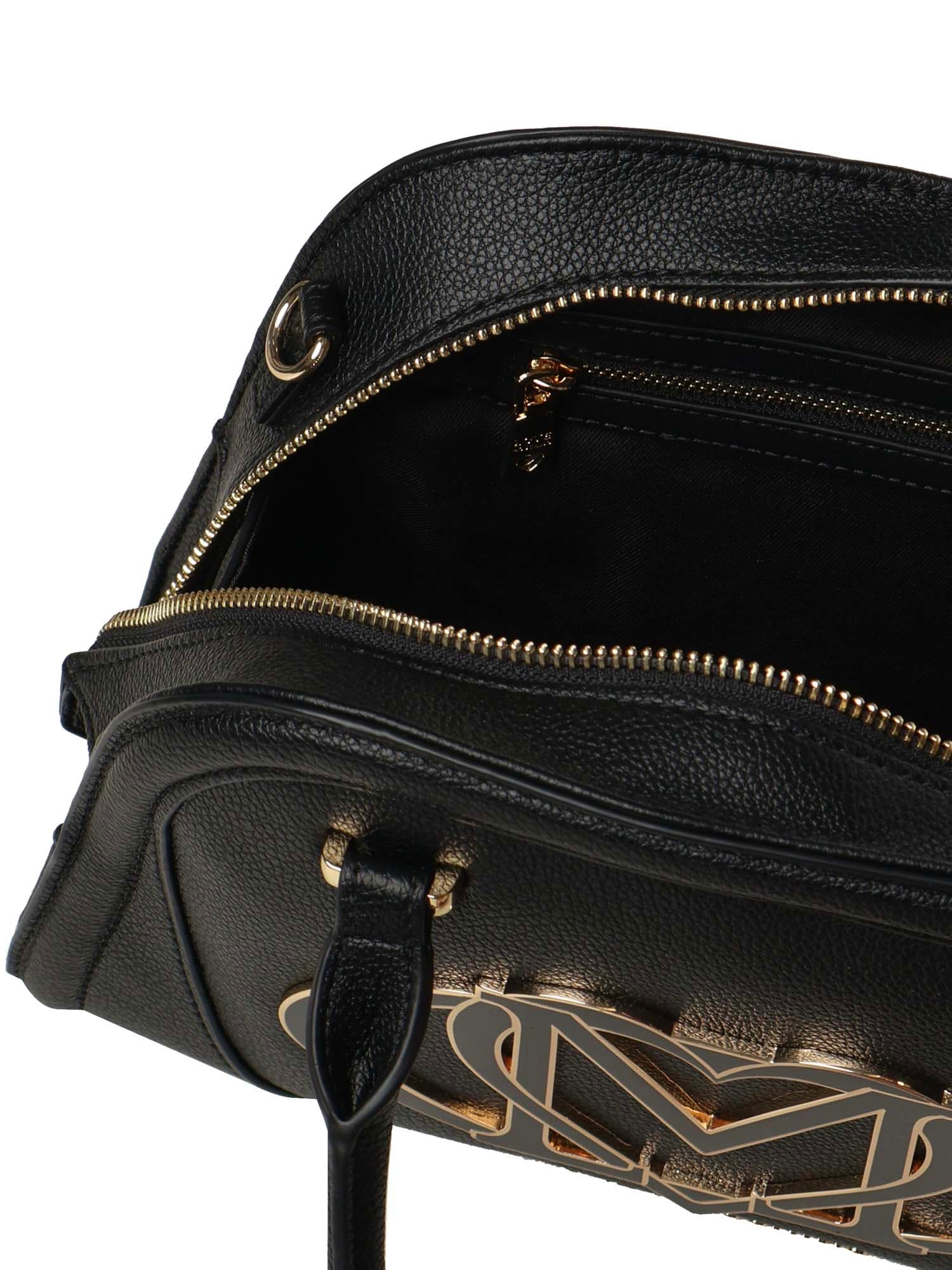 Love Moschino Handbag With Logo In Black