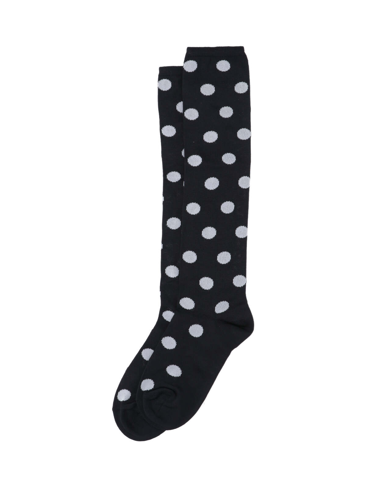 Shop Marni Polka Dot Socks In Black