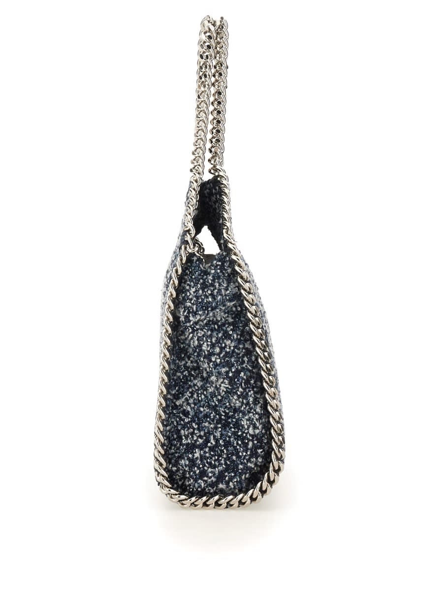 Shop Stella Mccartney Falabella Mini Bag In Denim