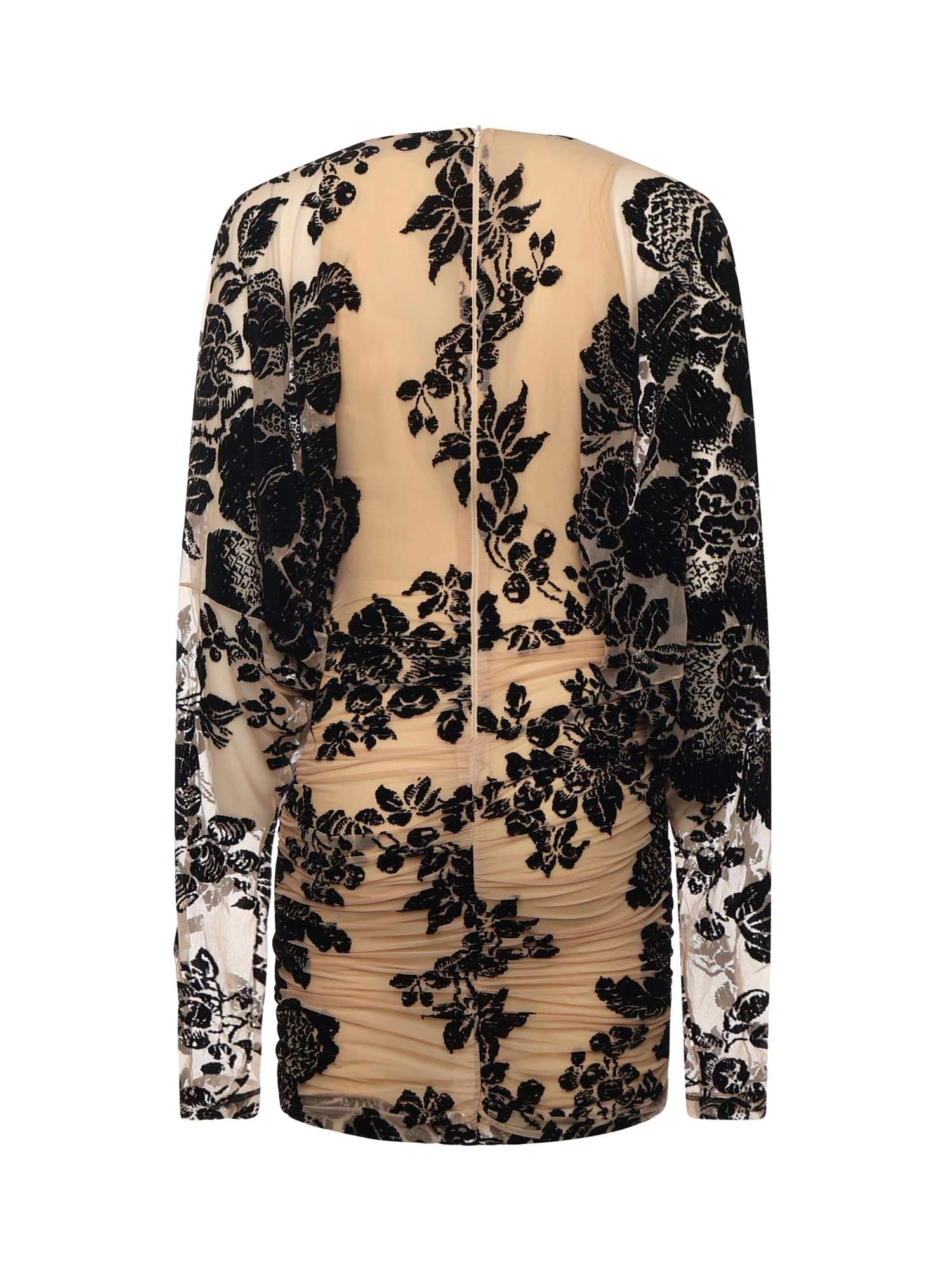 Pinko Short Tulle Dress In Multi