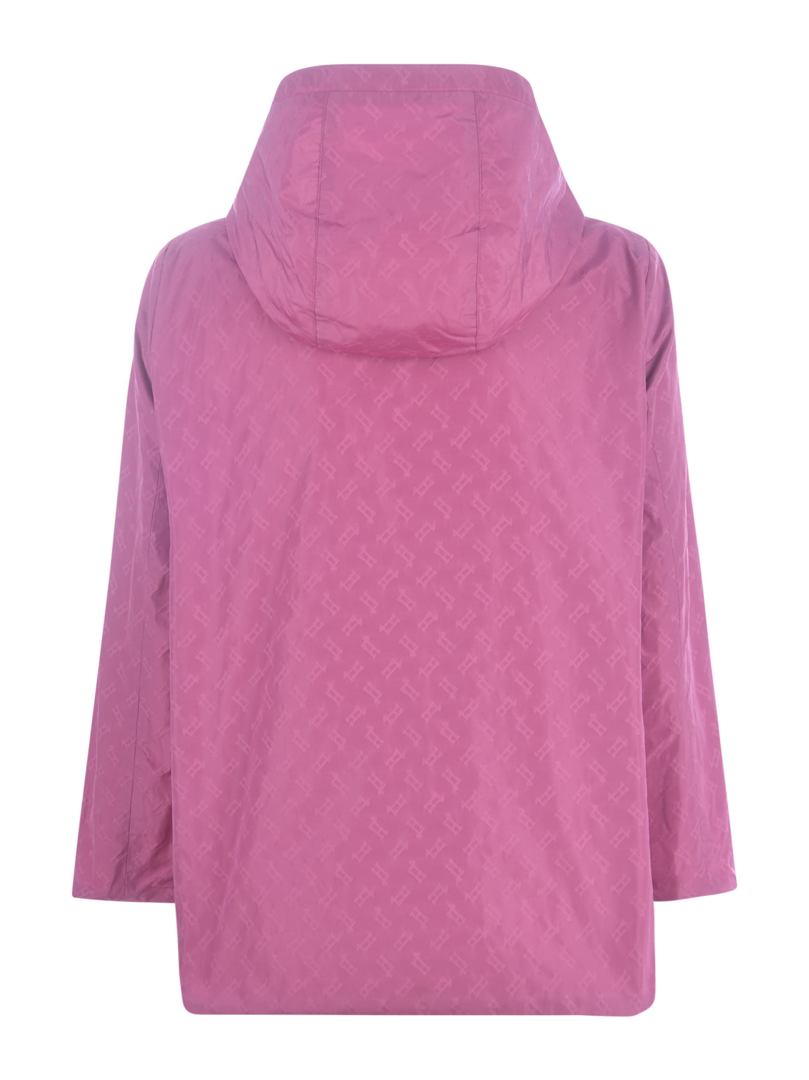 Shop Herno Jacket  Reversible In Taffetà In Pink