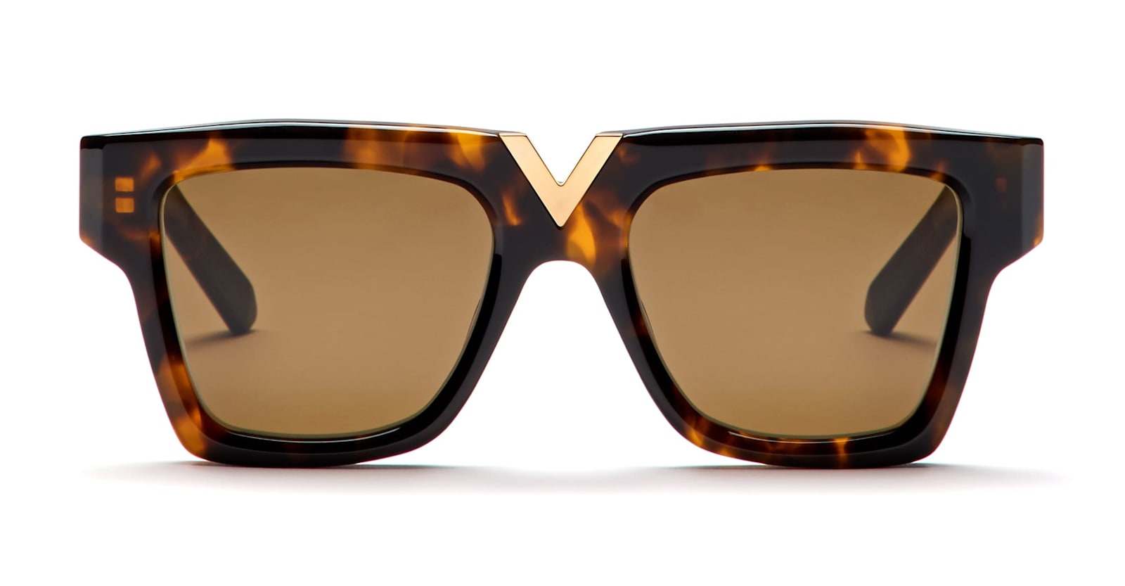 V-gold-i - Brown Tortoise / Gold Sunglasses