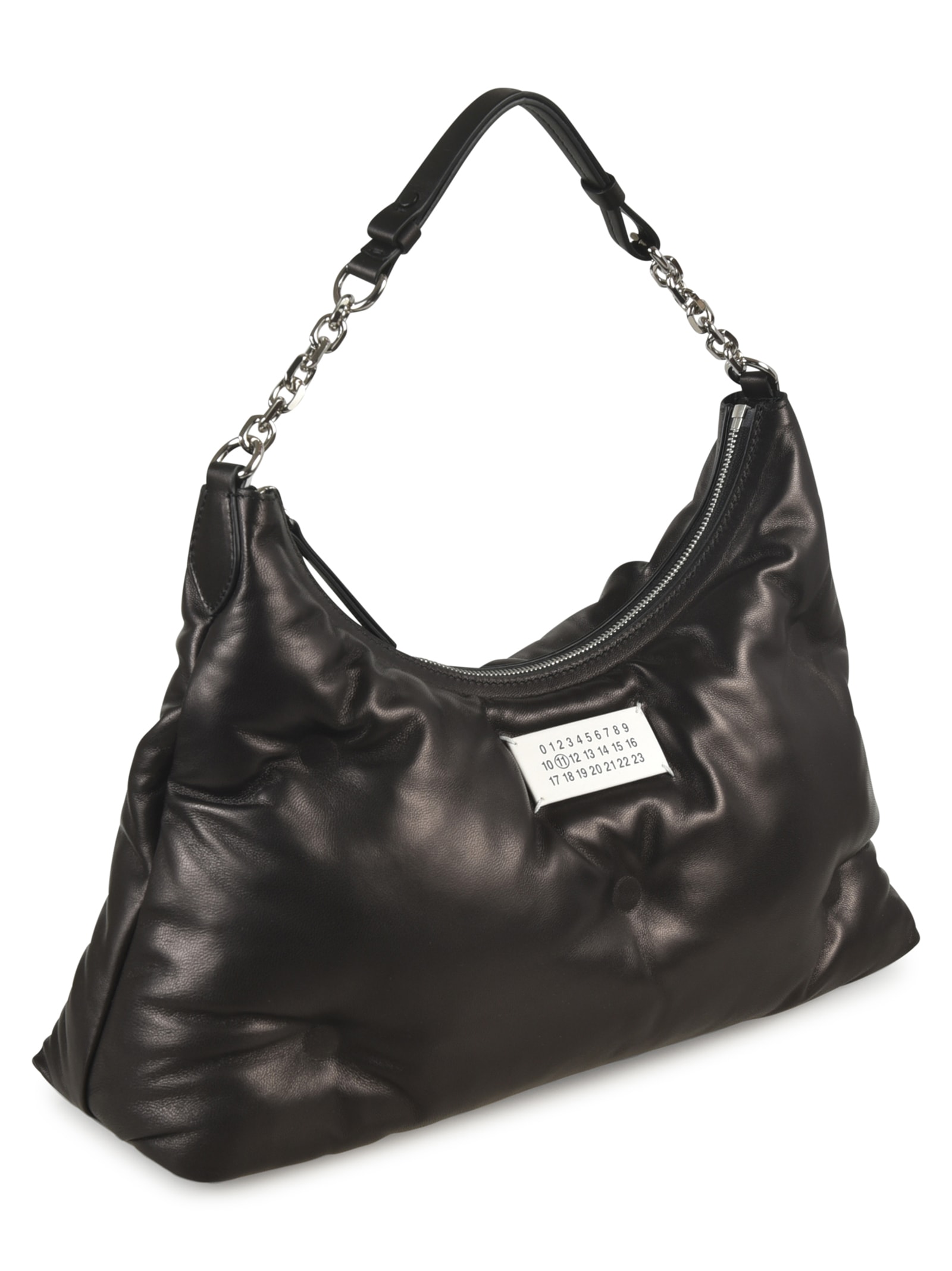 Shop Maison Margiela Medium Glam Slam Shoulder Bag In Black