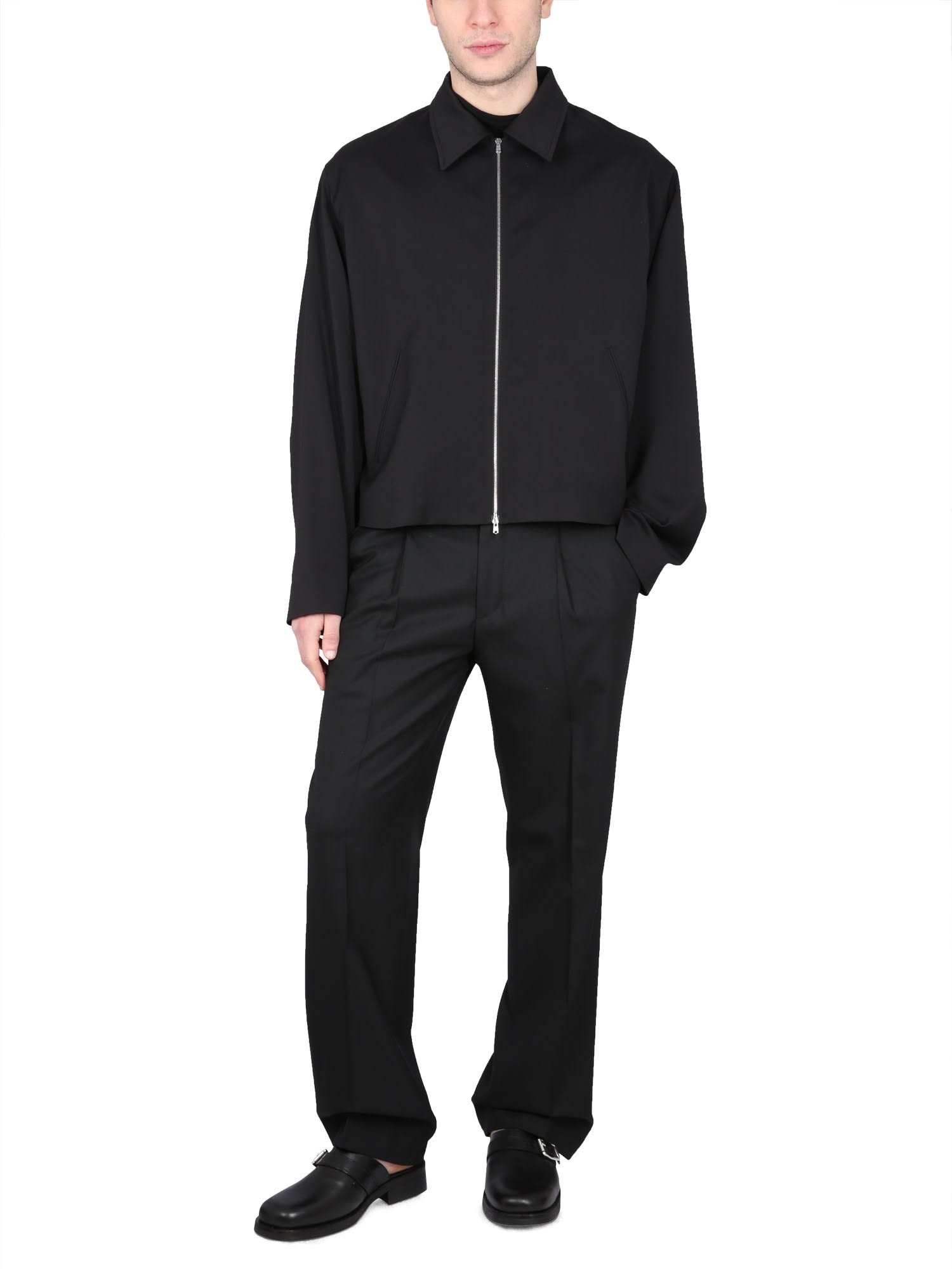 Our Legacy Jacket With Collar In Black