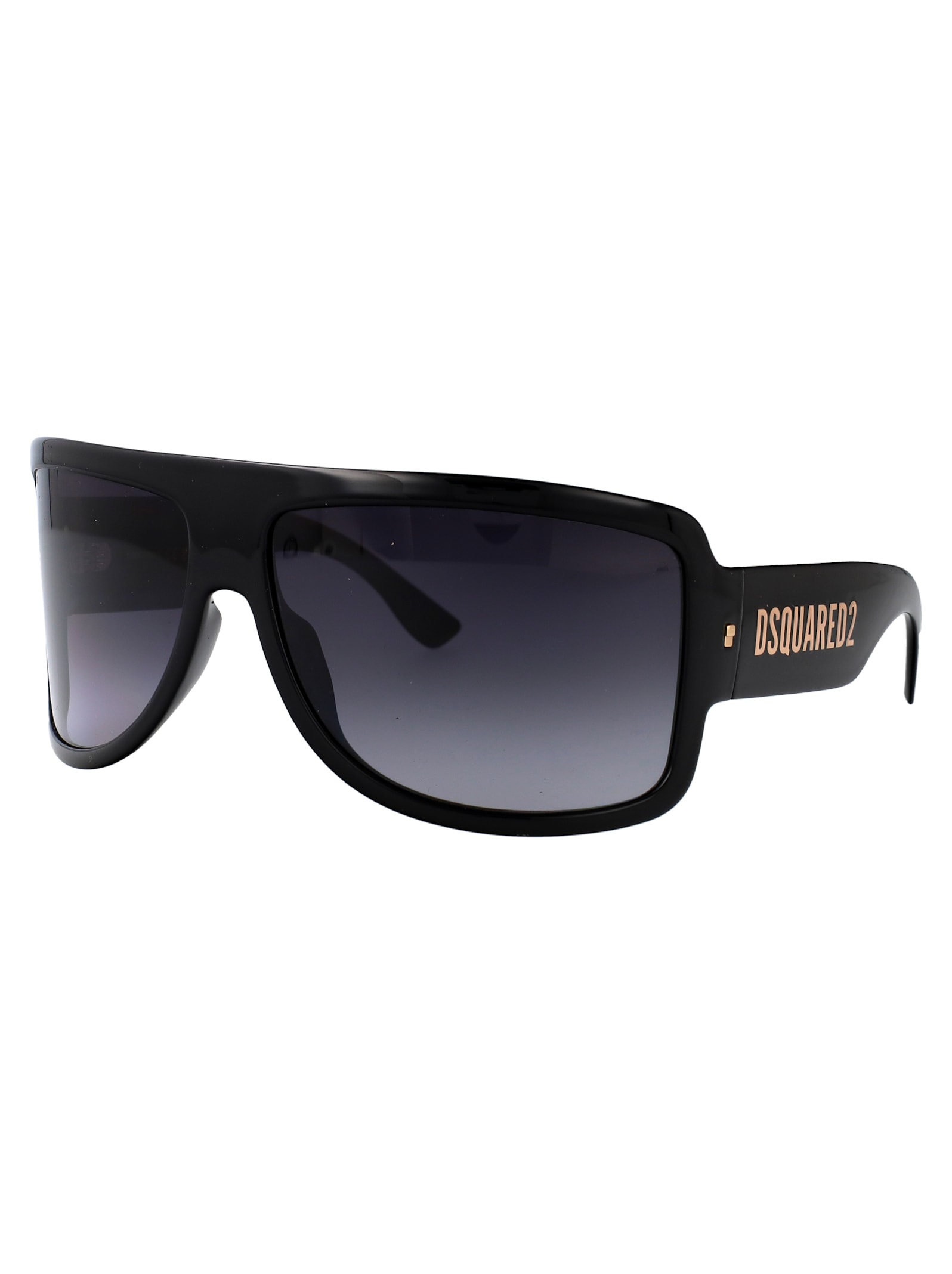 Dsquared2 Black Injectate Sunglasses In Black