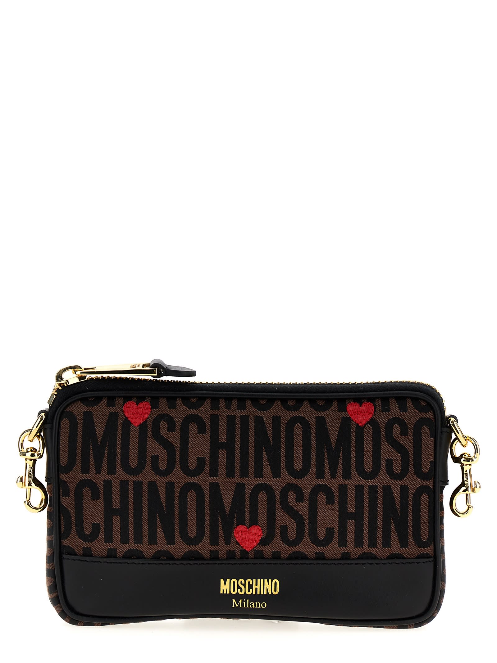 MOSCHINO LOGO CROSSBODY BAG 