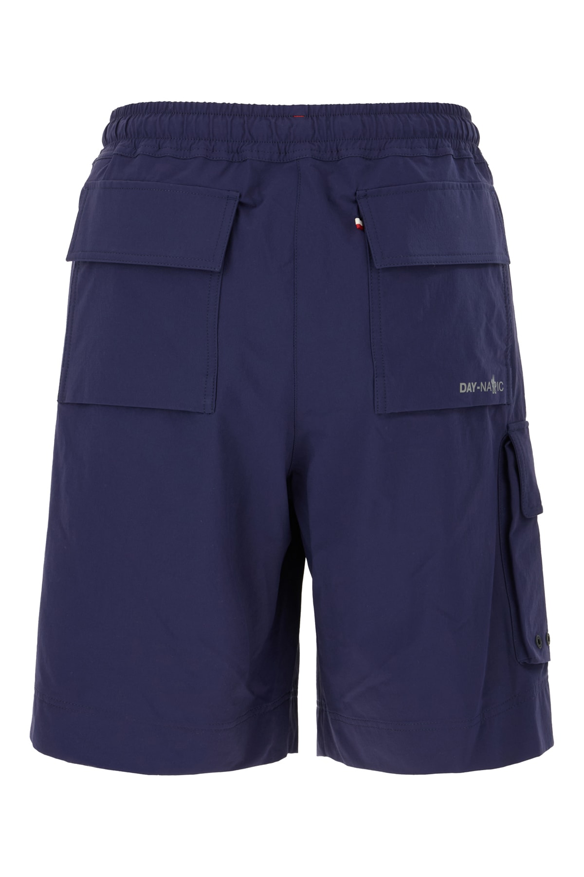 Moncler Stretch Nylon Bermuda Shorts With Metal Clip