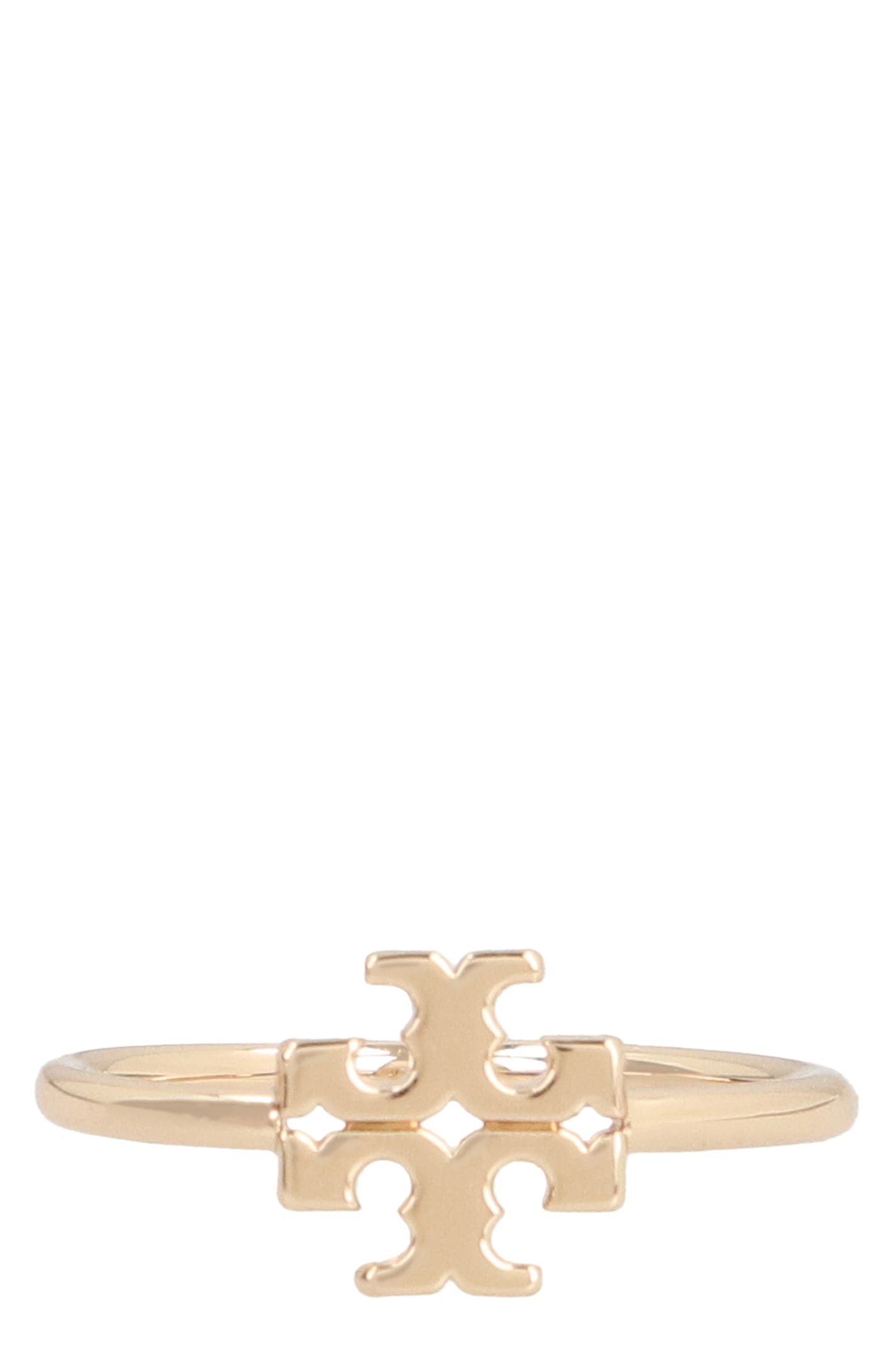 Shop Tory Burch Eleanor Brass Ring In Gold