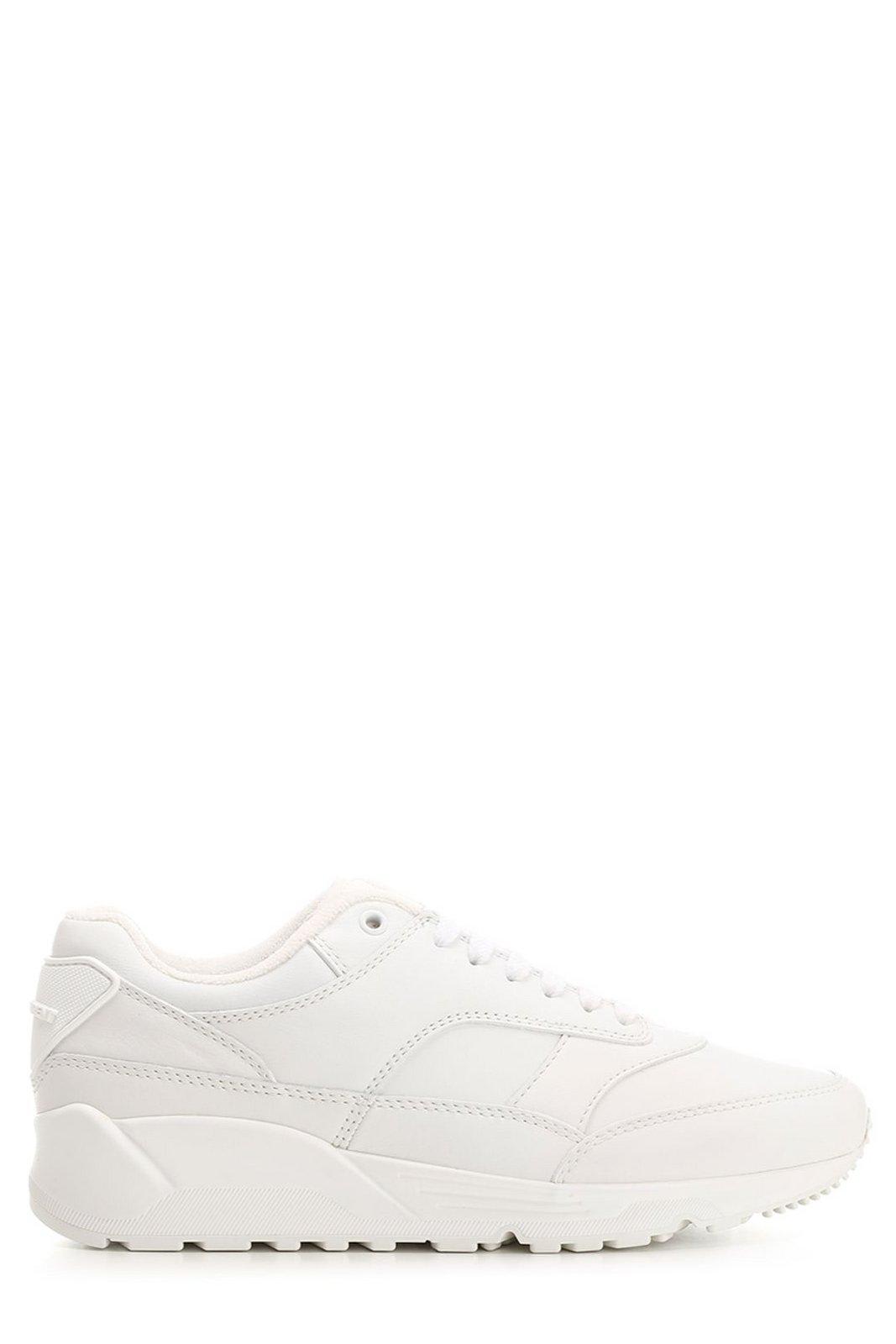 Shop Saint Laurent Bump Lace-up Sneakers In Blanc Optique/bianco