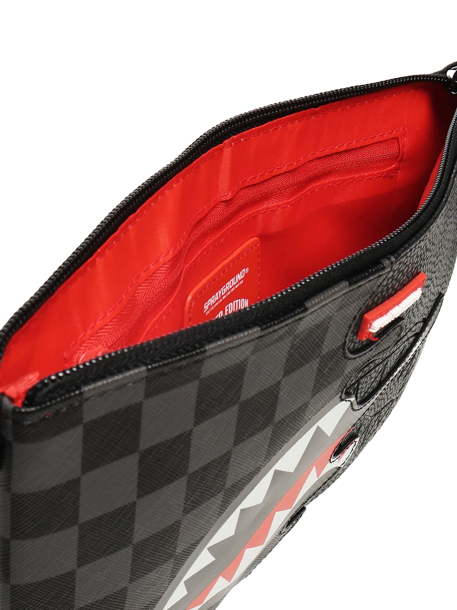 SPRAYGROUND POCHETTE UNFINISHED SHARK 