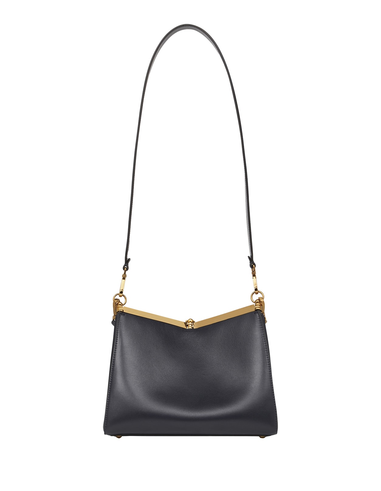 Shop Etro Black Medium Vela Bag