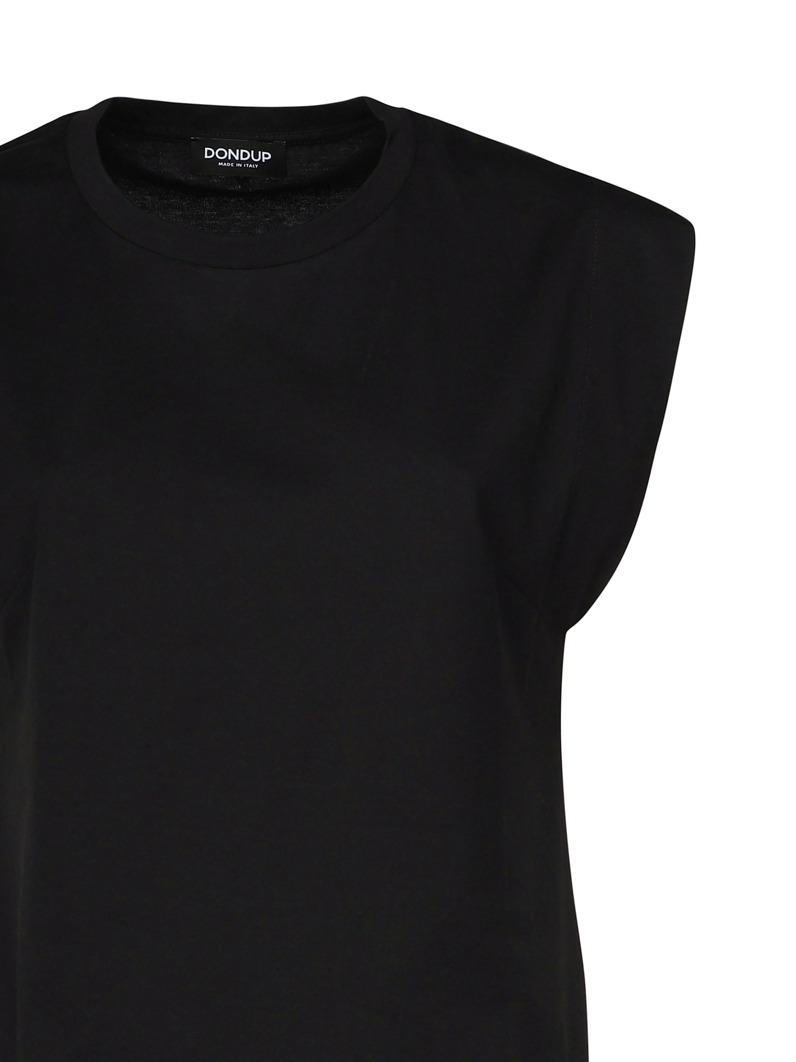 Dondup Woman T-shirt Black Size M Cotton