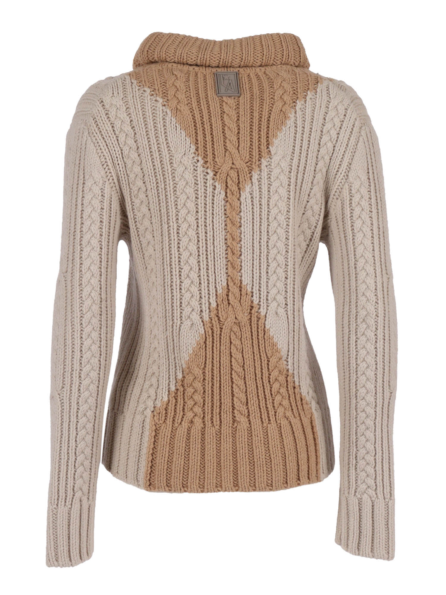 Lorena Antoniazzi Knit Turtleneck In Brown
