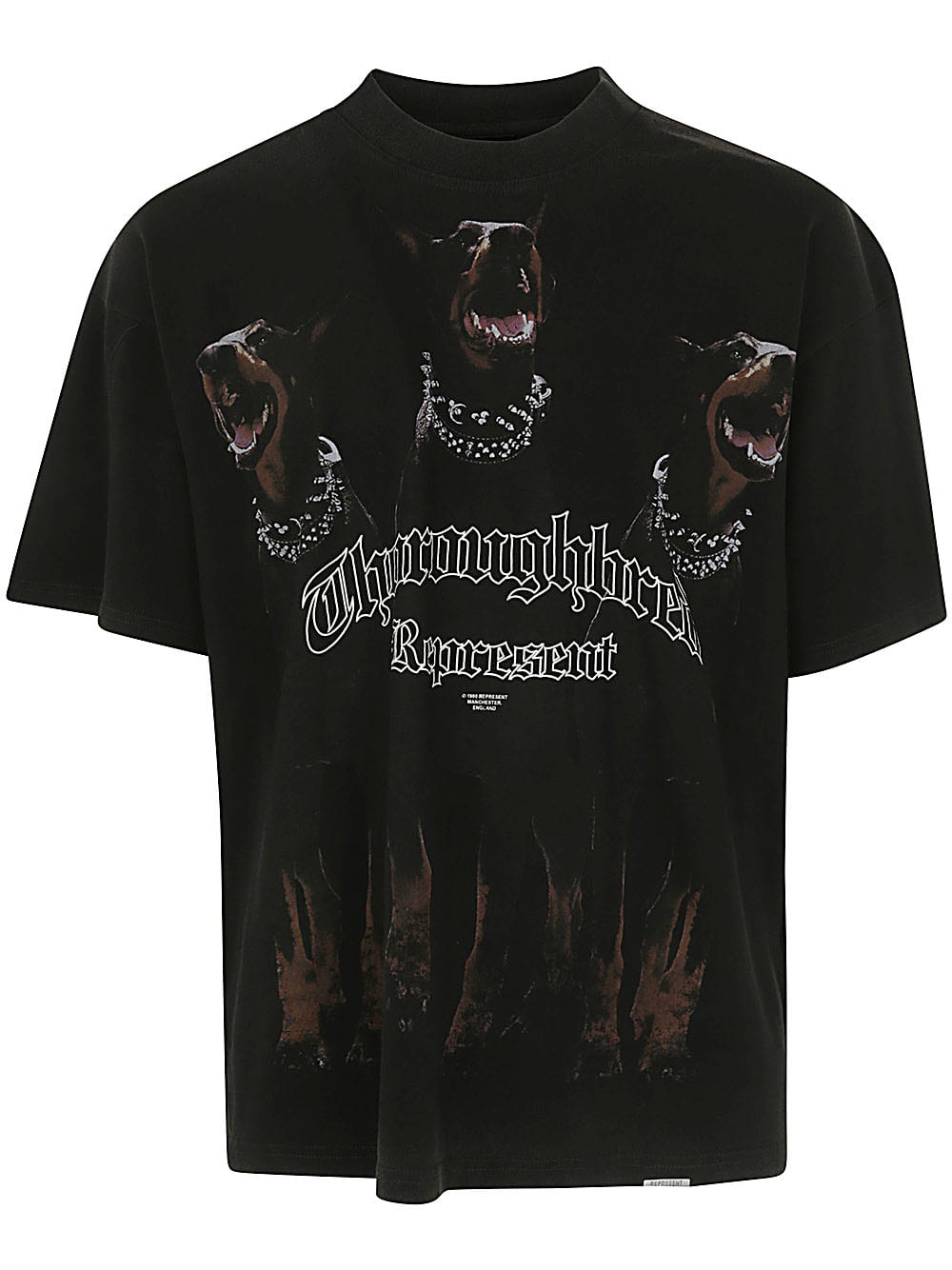 Shop Represent Thoroughbred T-shirt In Vintage Black