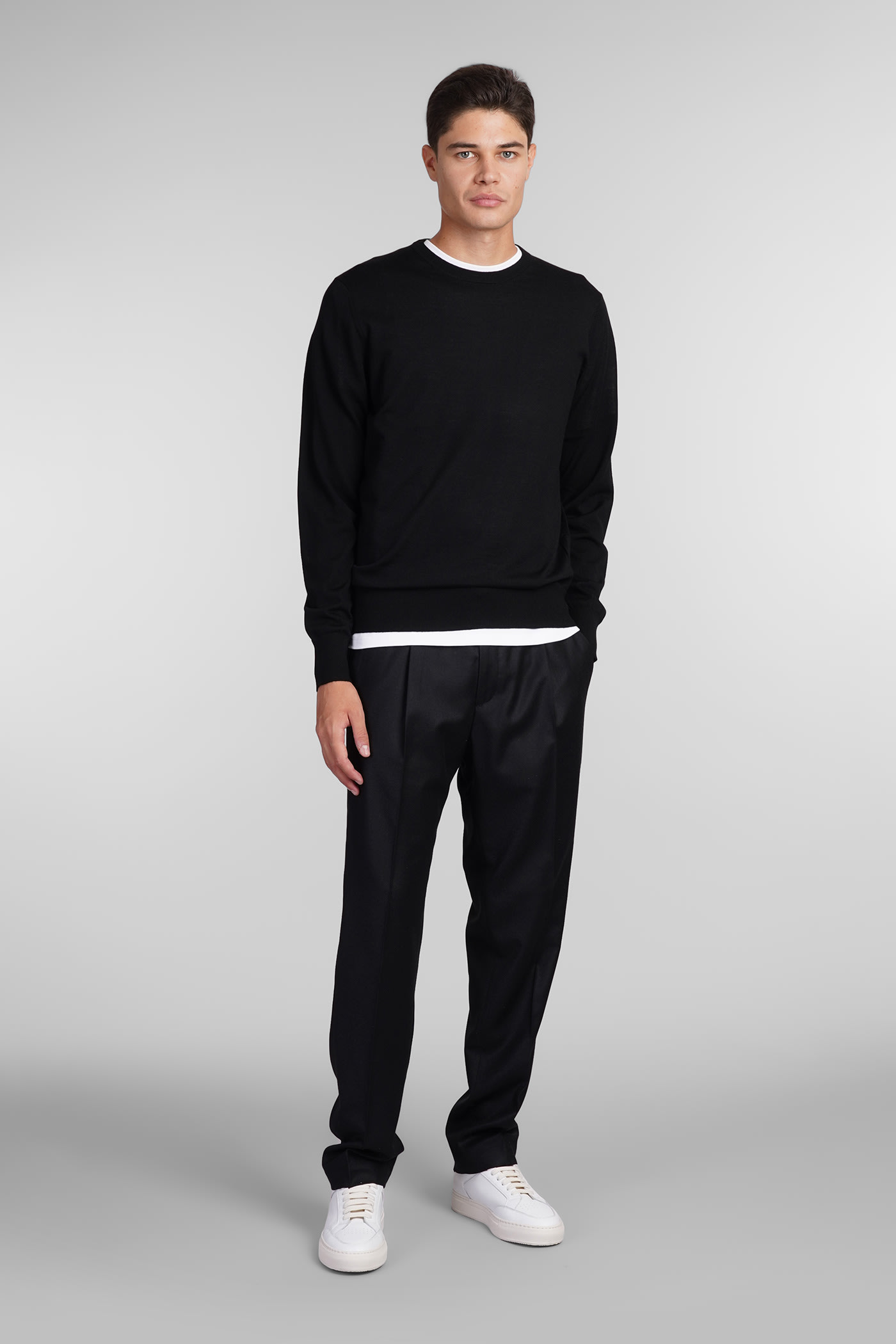 Shop Briglia 1949 Wimbledons Pants In Black Wool