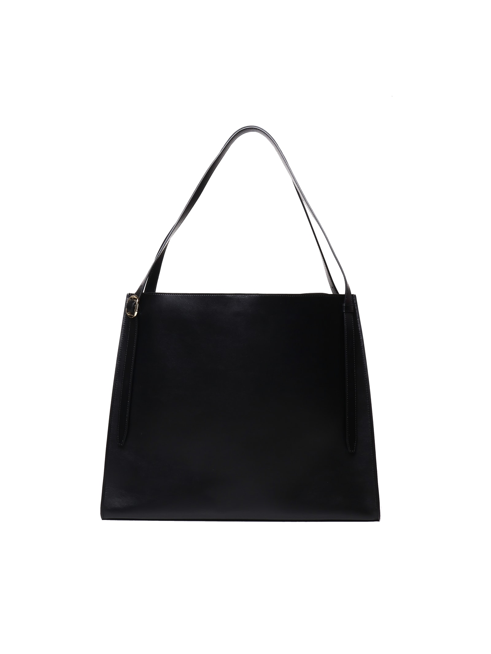 Shop Coperni Belt Tote Bag In Blk Black