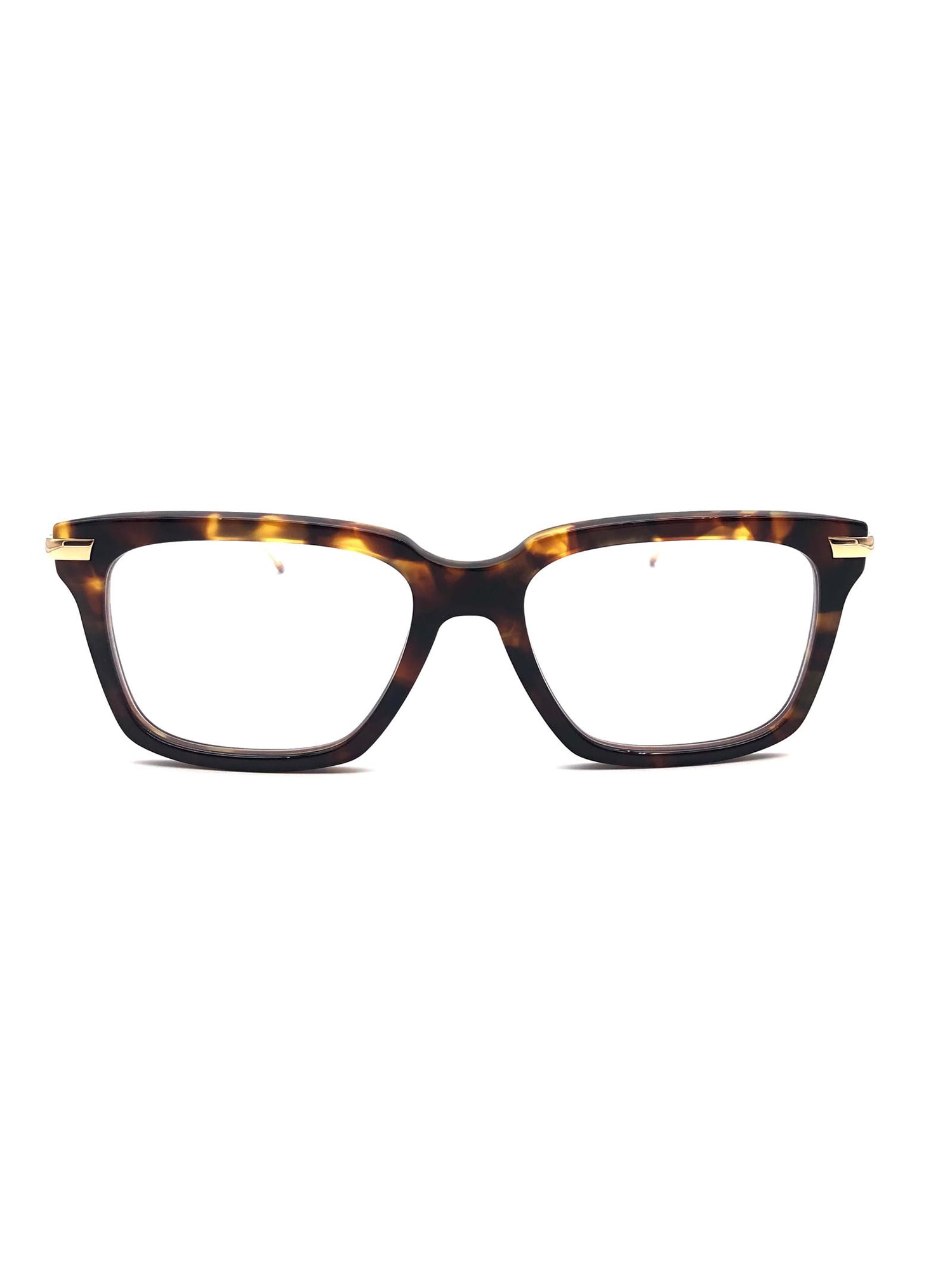 Shop Thom Browne Ueo701a/g0003 Eyewear In Med Brown