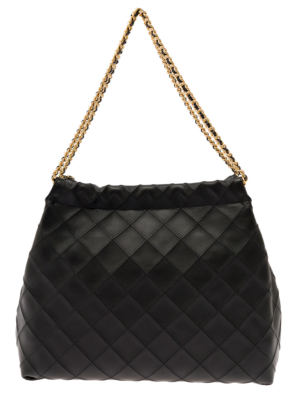 Shop Tory Burch Fleming Tote In Black