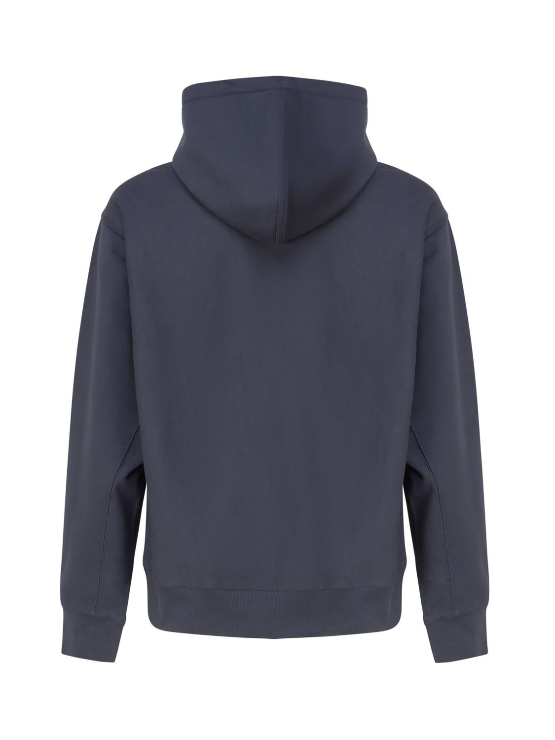 Shop Carhartt Sweatshirt With Hood And Kangaroo Pockets In Zeus