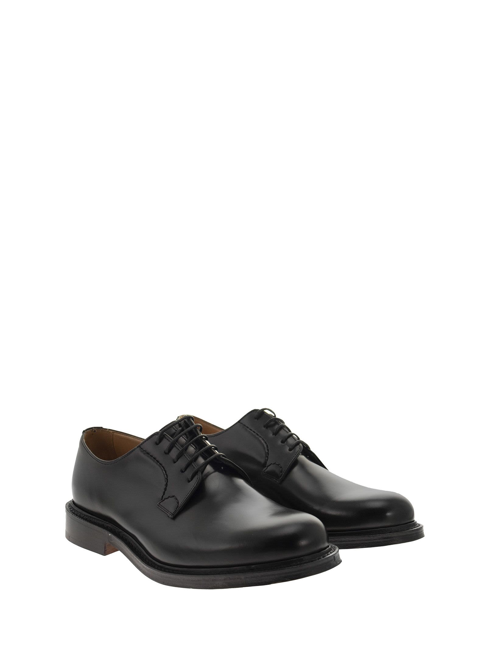 Shop Church's Shannon - Polished Binder Derby In Black