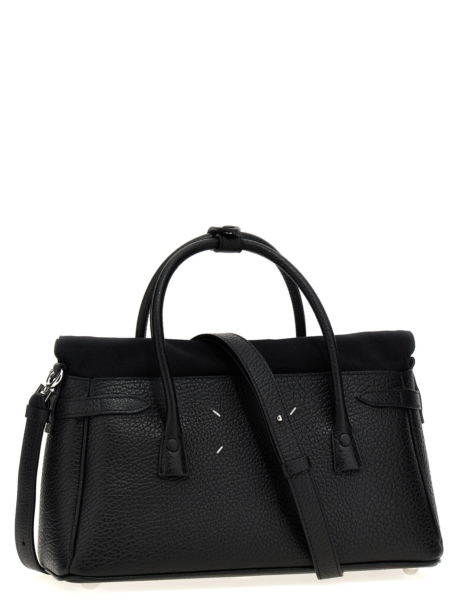 Shop Maison Margiela 5ac East West Handbag In Black