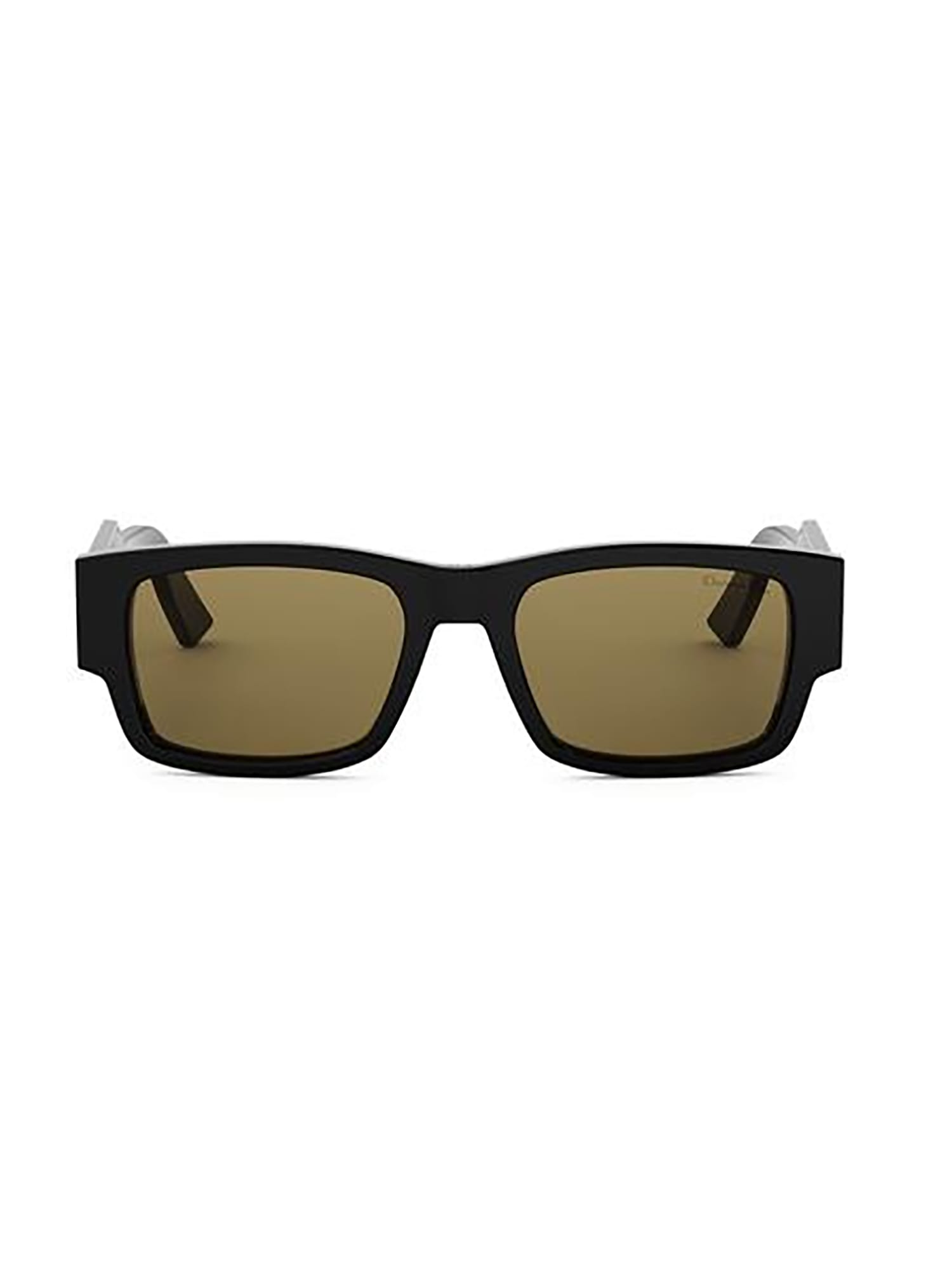Dior Men's Christian  Label Rectangle Acetate Sunglasses In Black