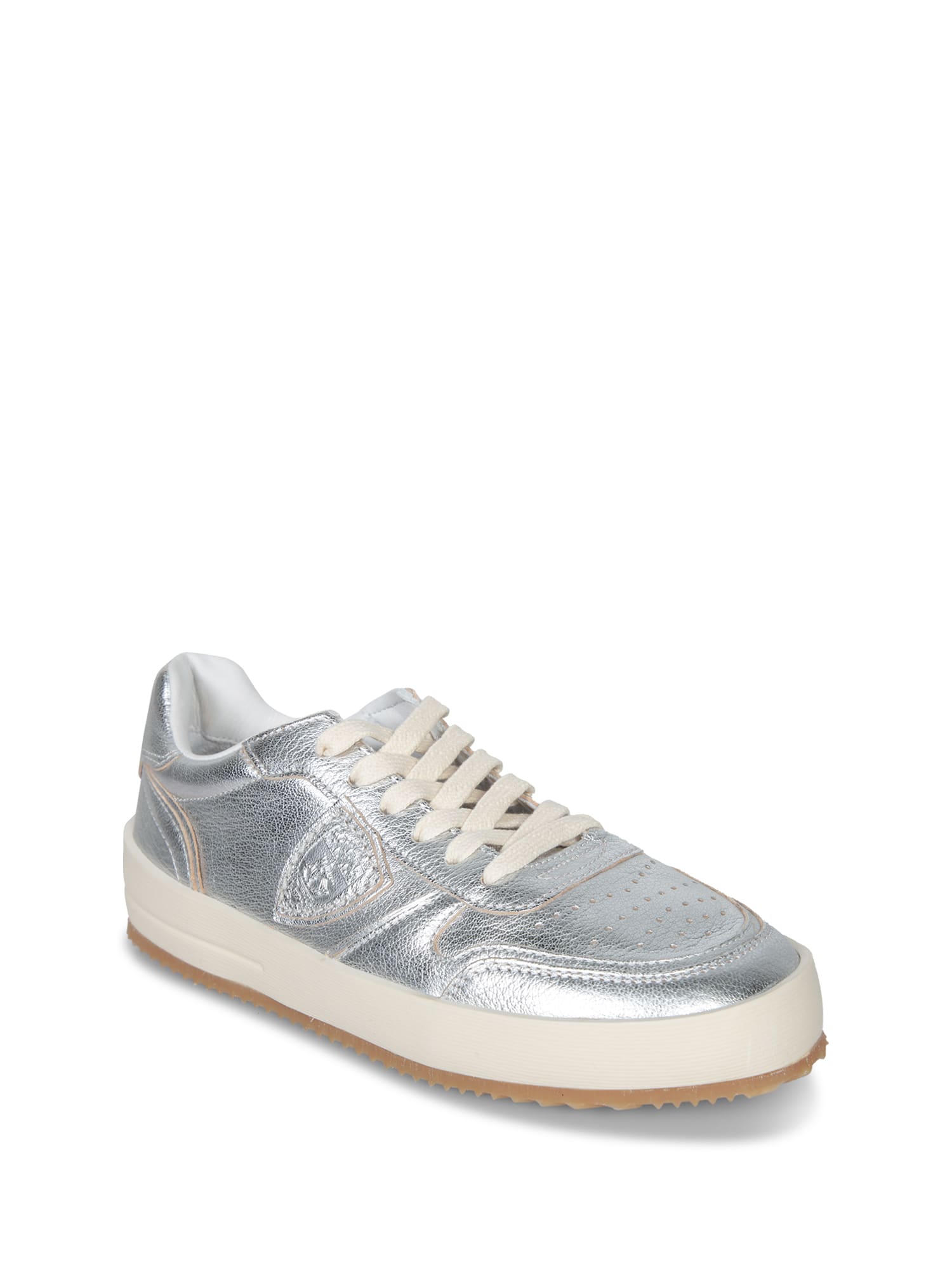 Philippe Model Nice Low Silver Sneakers