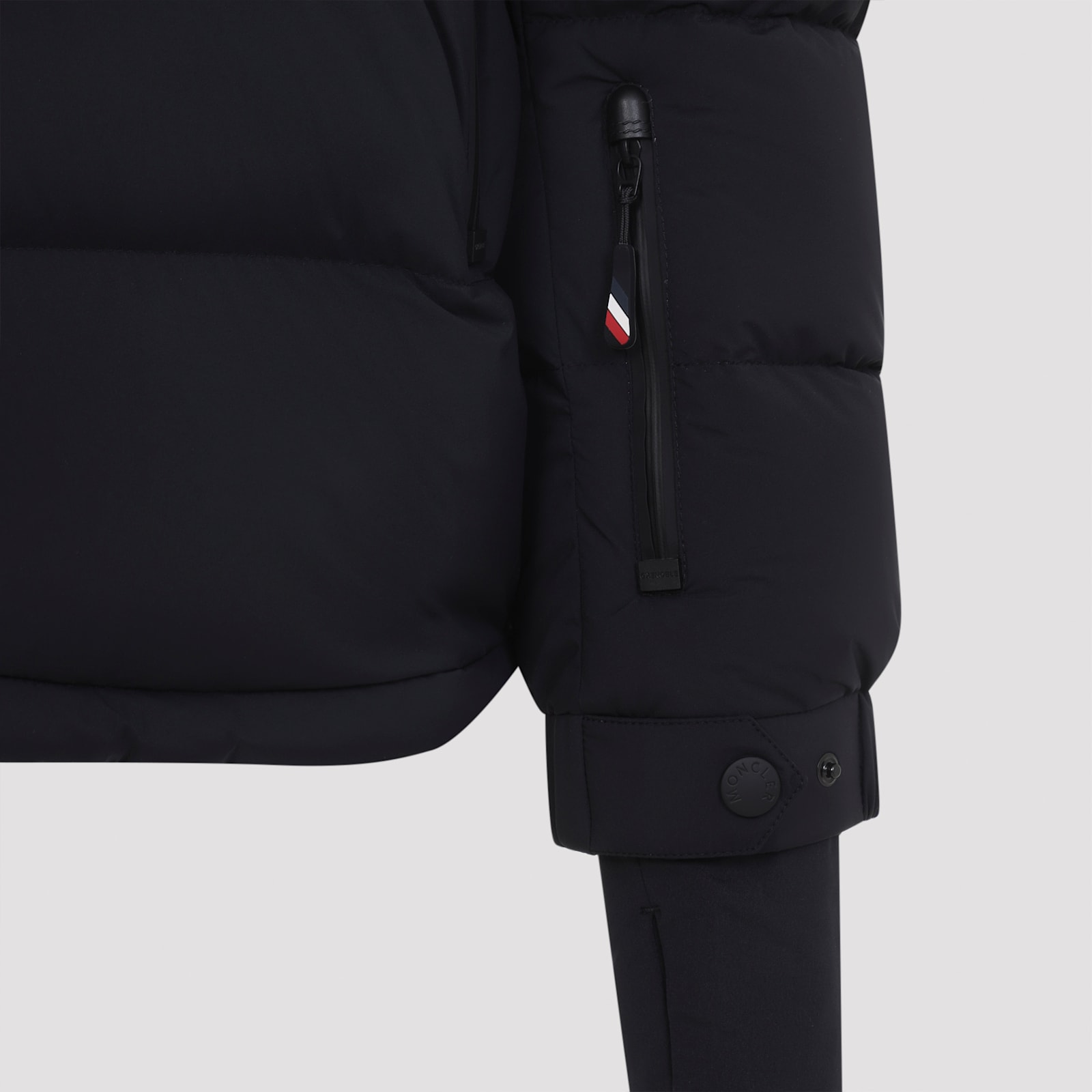 Moncler Grenoble Isorno Hooded Down Ski Jacket Clothing In Blue