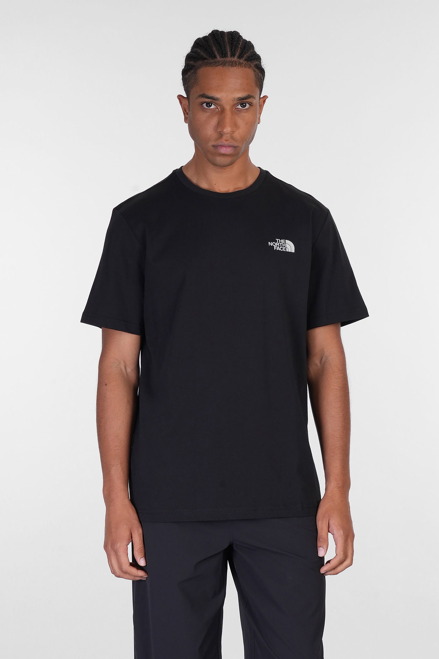 THE NORTH FACE SS REF BOX NSE TEE T-SHIRT IN BLACK COTTON
