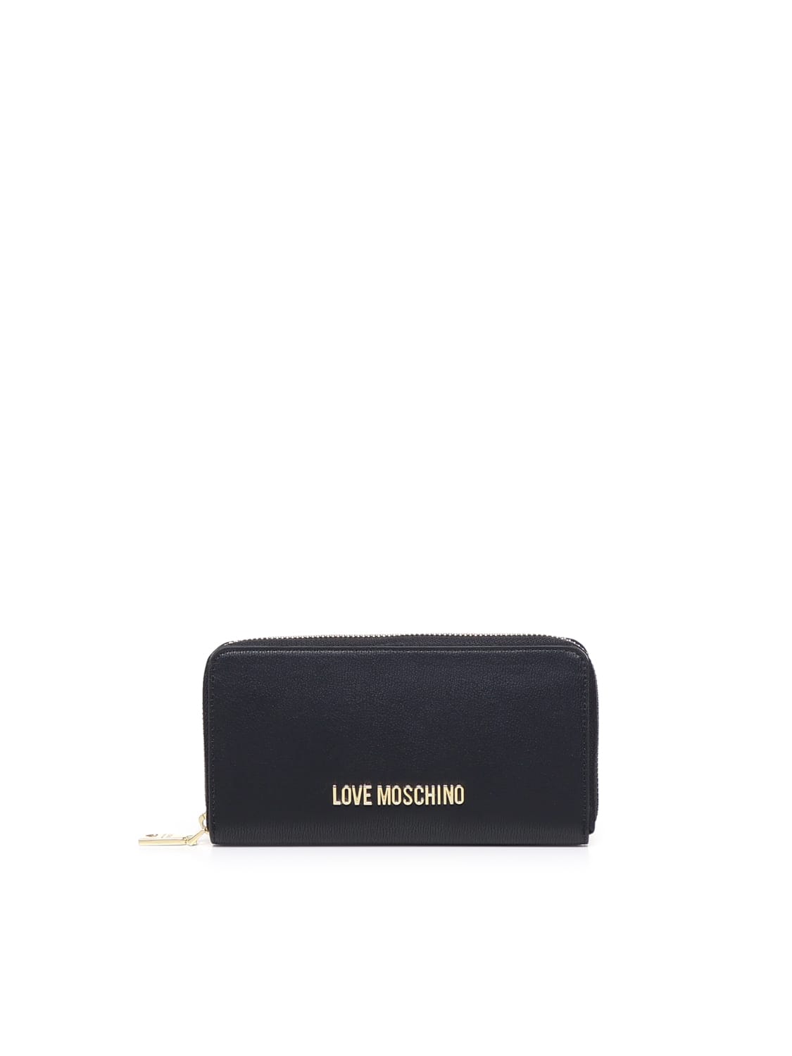 Moschino Wallet With Logo In Nero