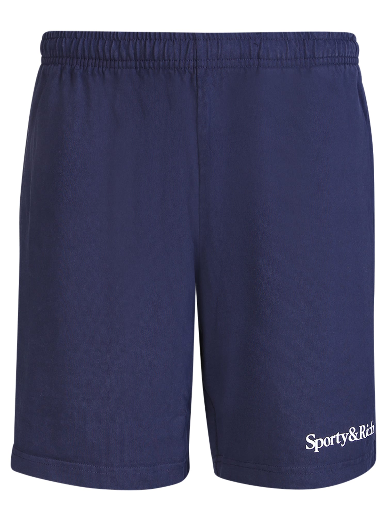 Serif Bermuda Shorts In Navy Blue