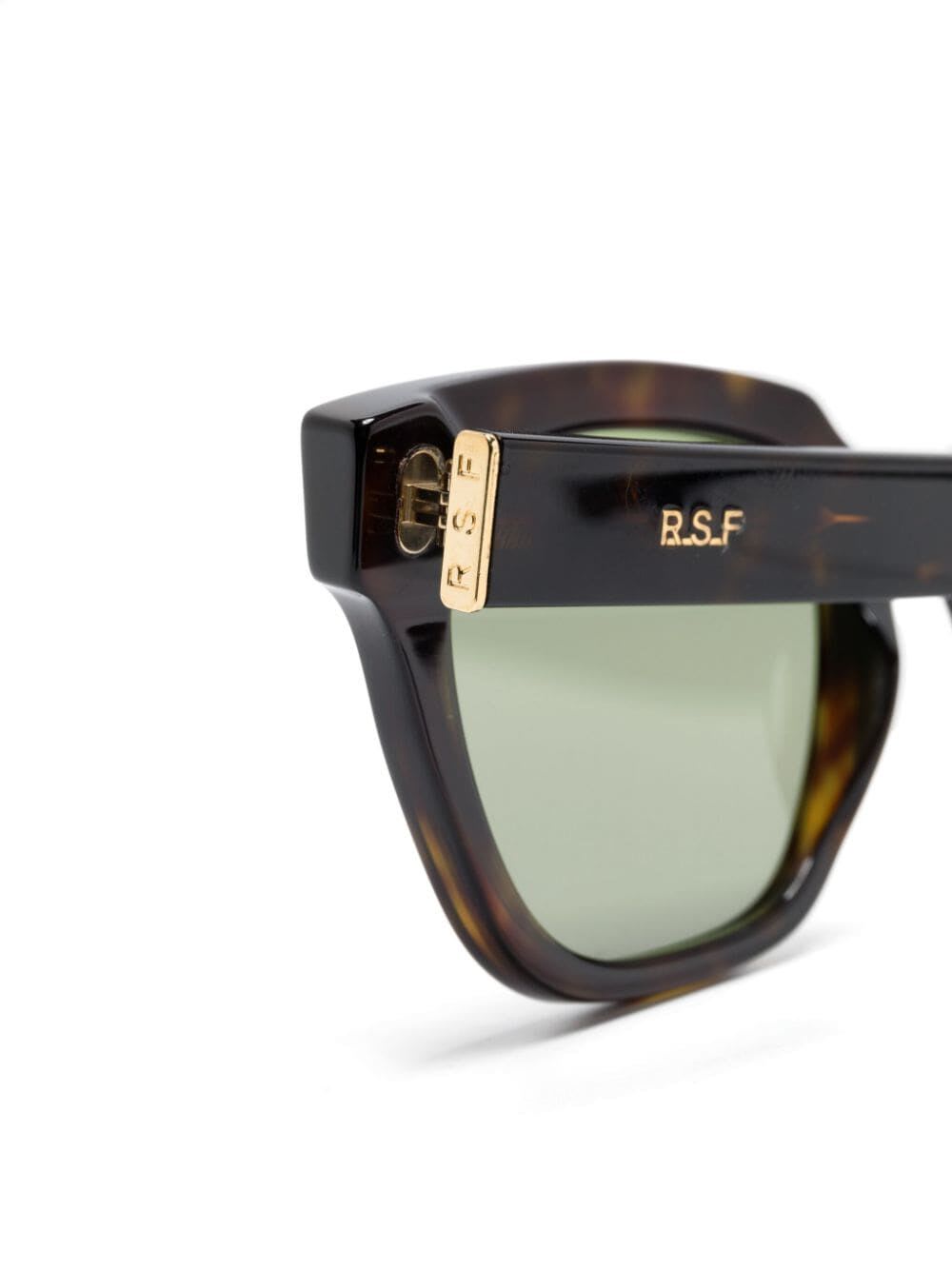 Shop Retrosuperfuture Giusto Sunglasses In Green