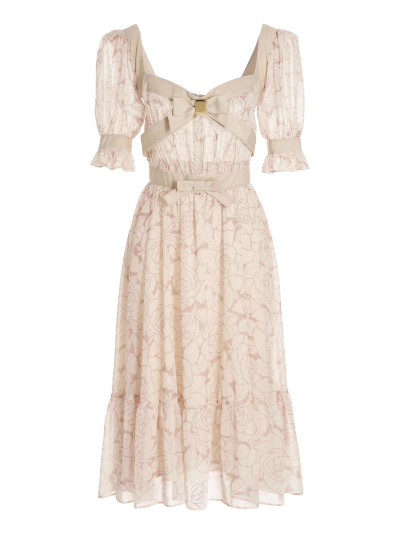 Elisabetta Franchi Flower Print Dress