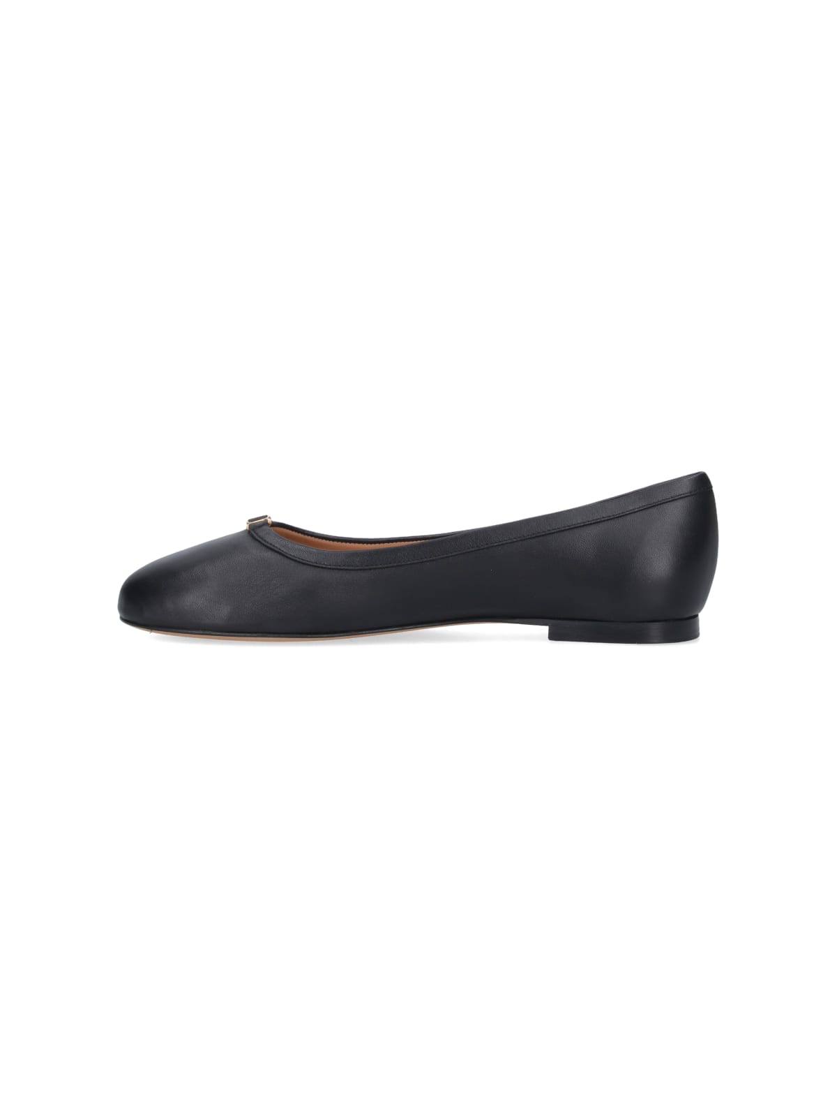 Shop Chloé Marcie Ballet Flats In Black